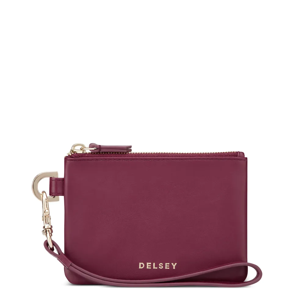 delsey-le-cuir-lisse-pouch-leder-burgundy image 1