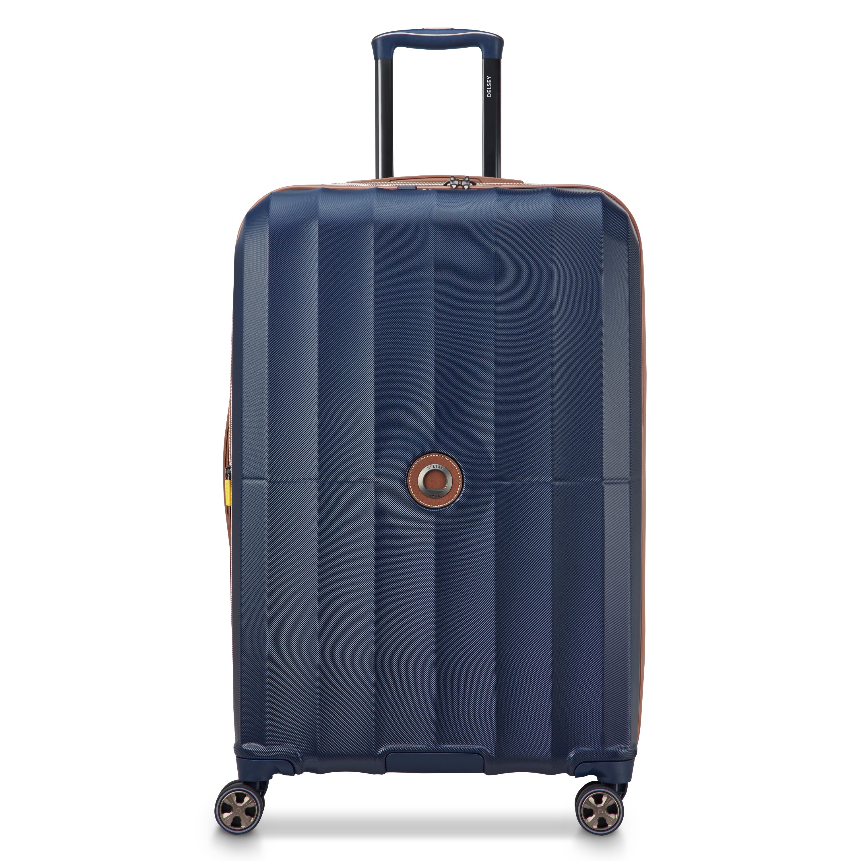 delsey-carrousel-2-koffer-76-cm-blau-erweiterbar-hartschale image 1