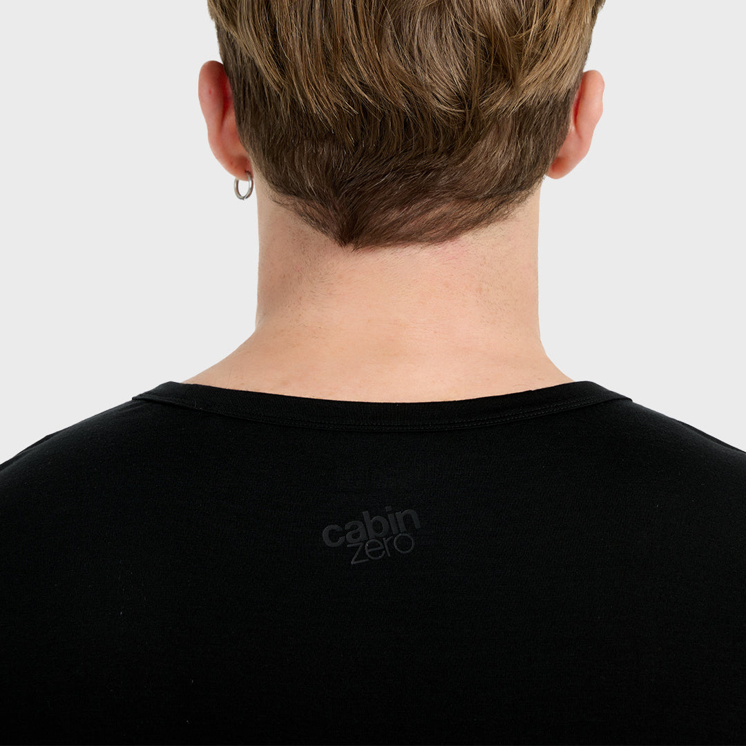 cabin-zero-t-shirt-ultralight-travel-absolute-black-m image 7