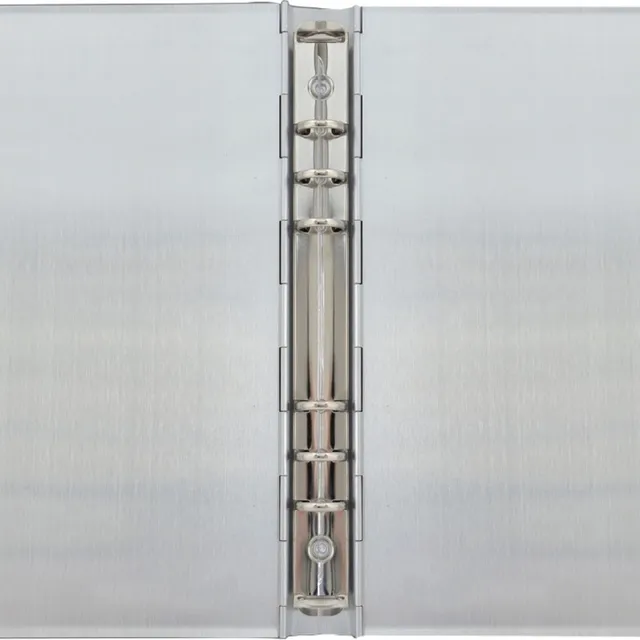 alumaxx-alassio-notizbuch-silber-aluminium-14-ringe image 1