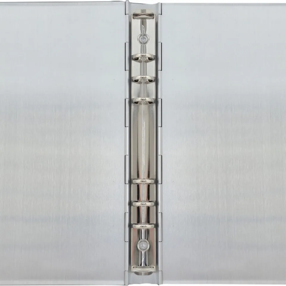 alumaxx-alassio-notizbuch-silber-aluminium-14-ringe image 1