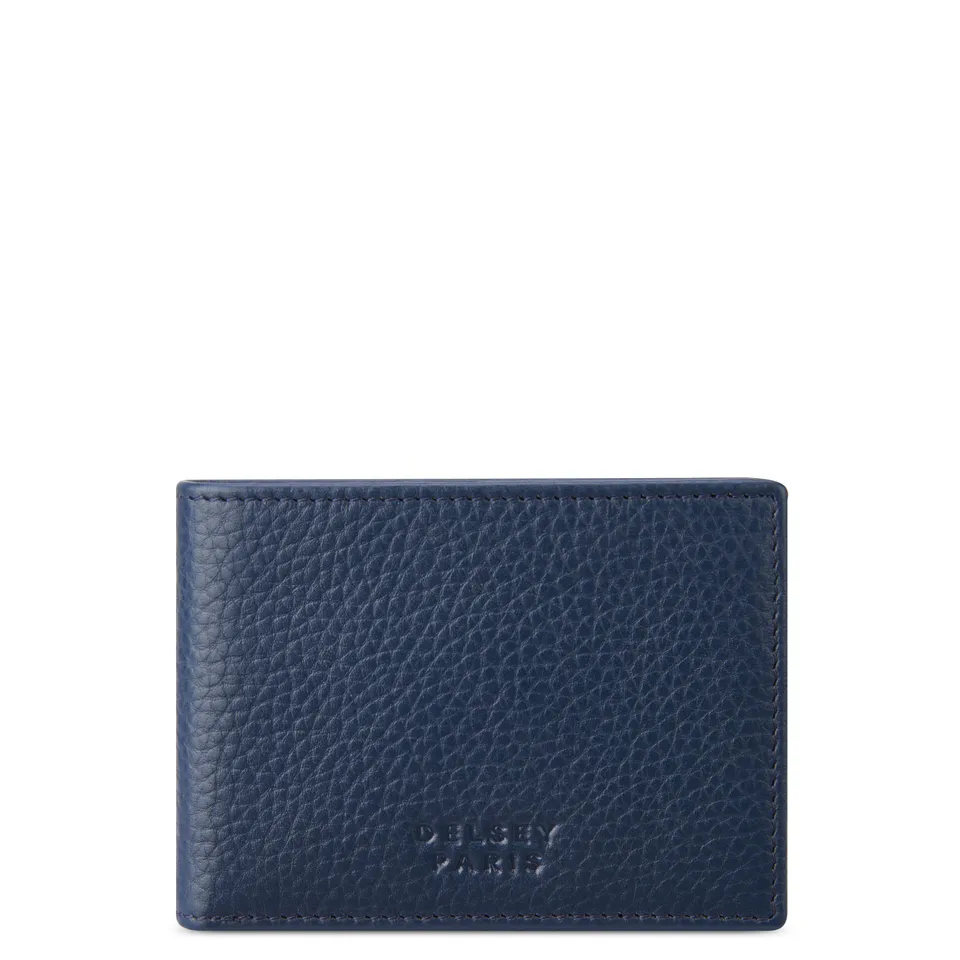 delsey-le-cuir-lisse-geldb-rse-navy-leder-premium image 1