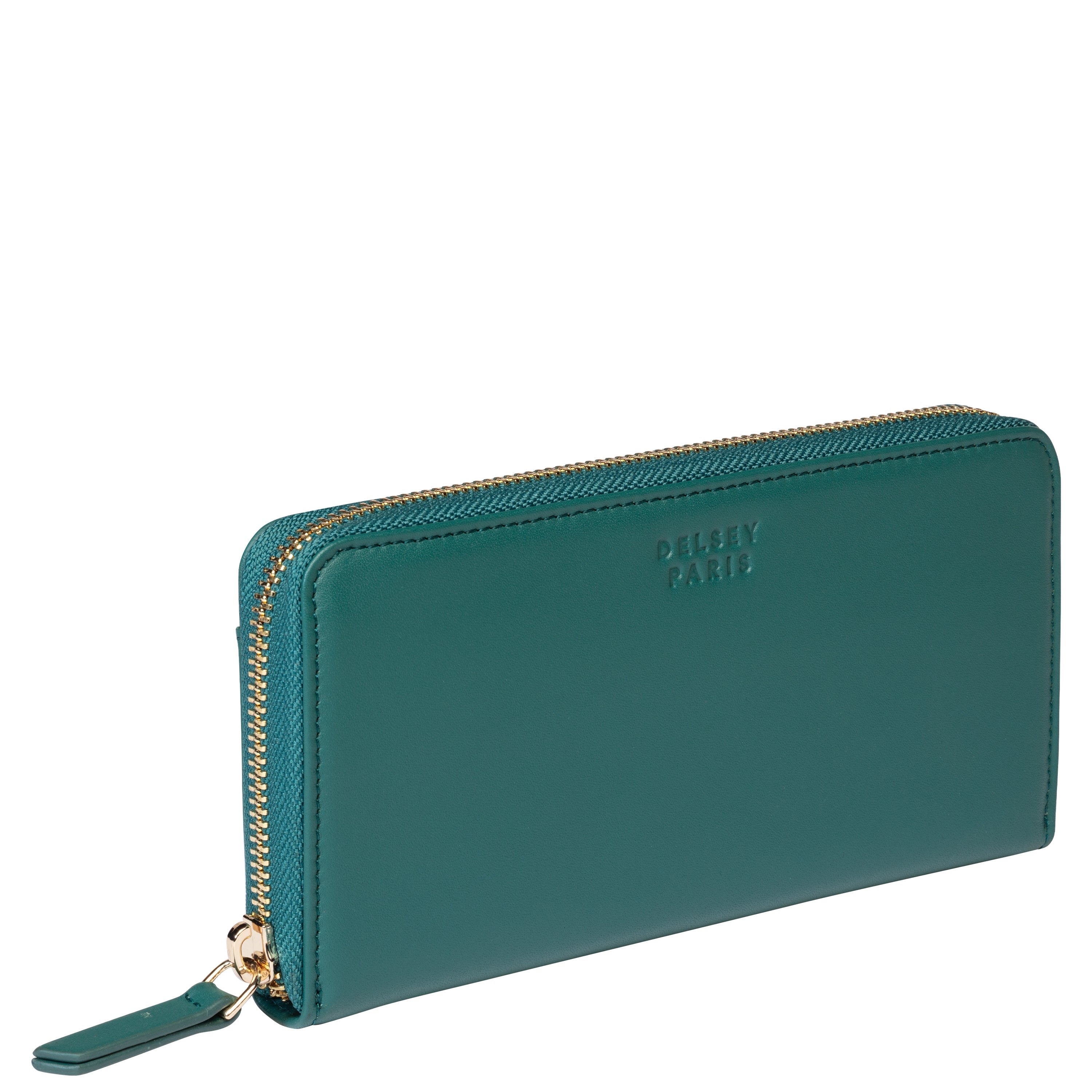 delsey-le-cuir-lisse-geldb-rse-gr-n-leder image 6