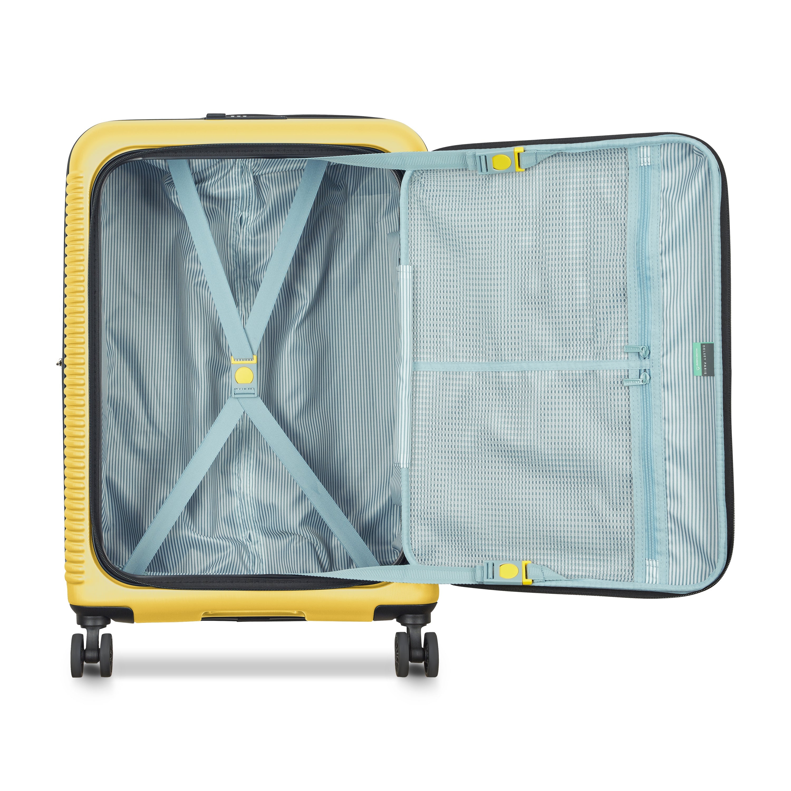 delsey-carrousel-2-freestyle-koffer-66-cm-gelb-erweiterbar image 6