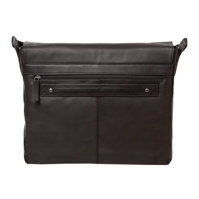 alumaxx-urban-umh-ngetasche-leder-schwarz-laptopfach-messenger image 1