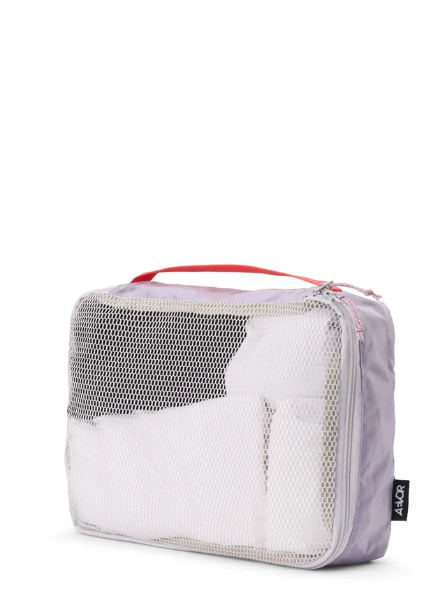aevor-packing-cube-medium-ripstop-lavender-packw-rfel-mesh image 1
