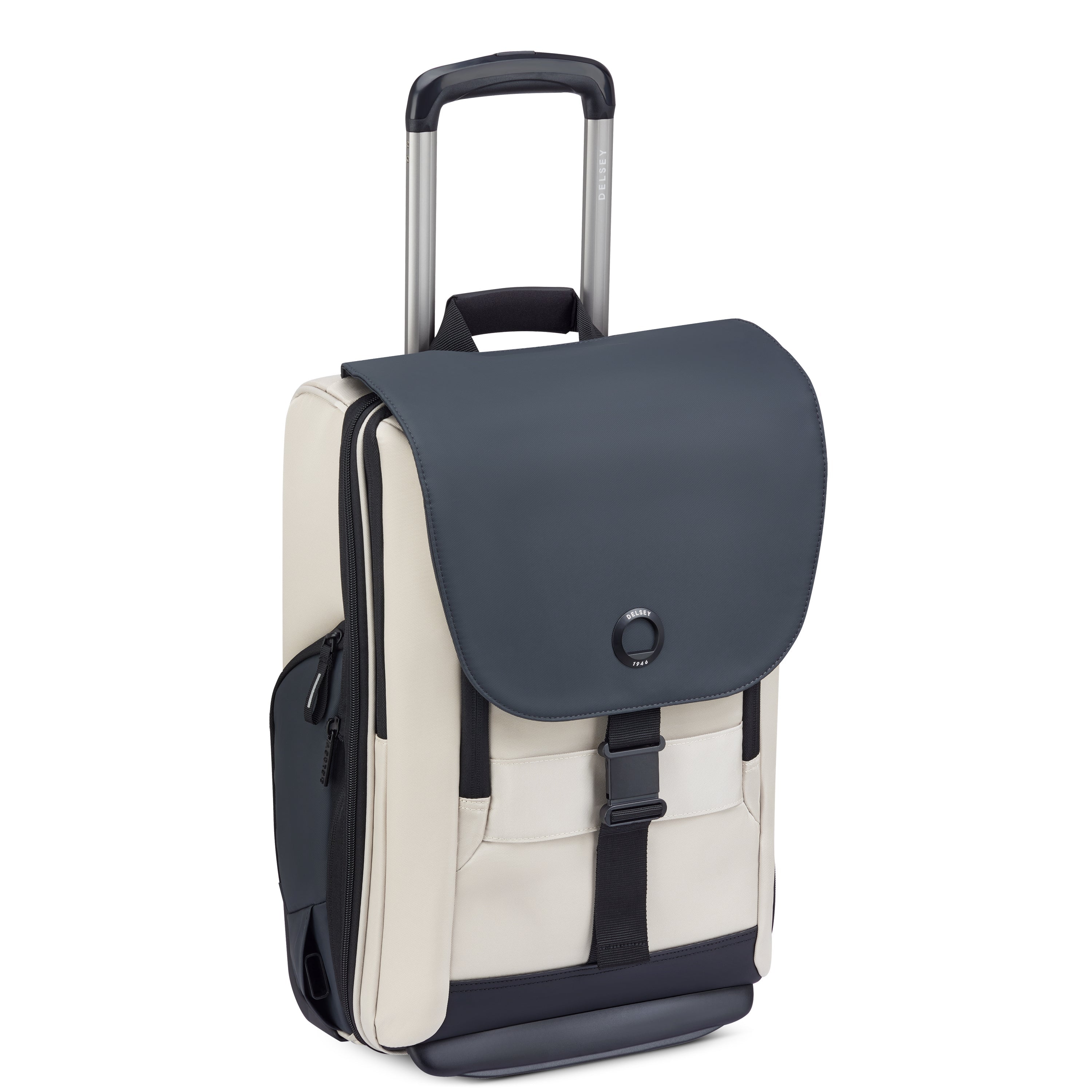 delsey-paris-securflap-trolley-rucksack-32l-sand-kabine image 2