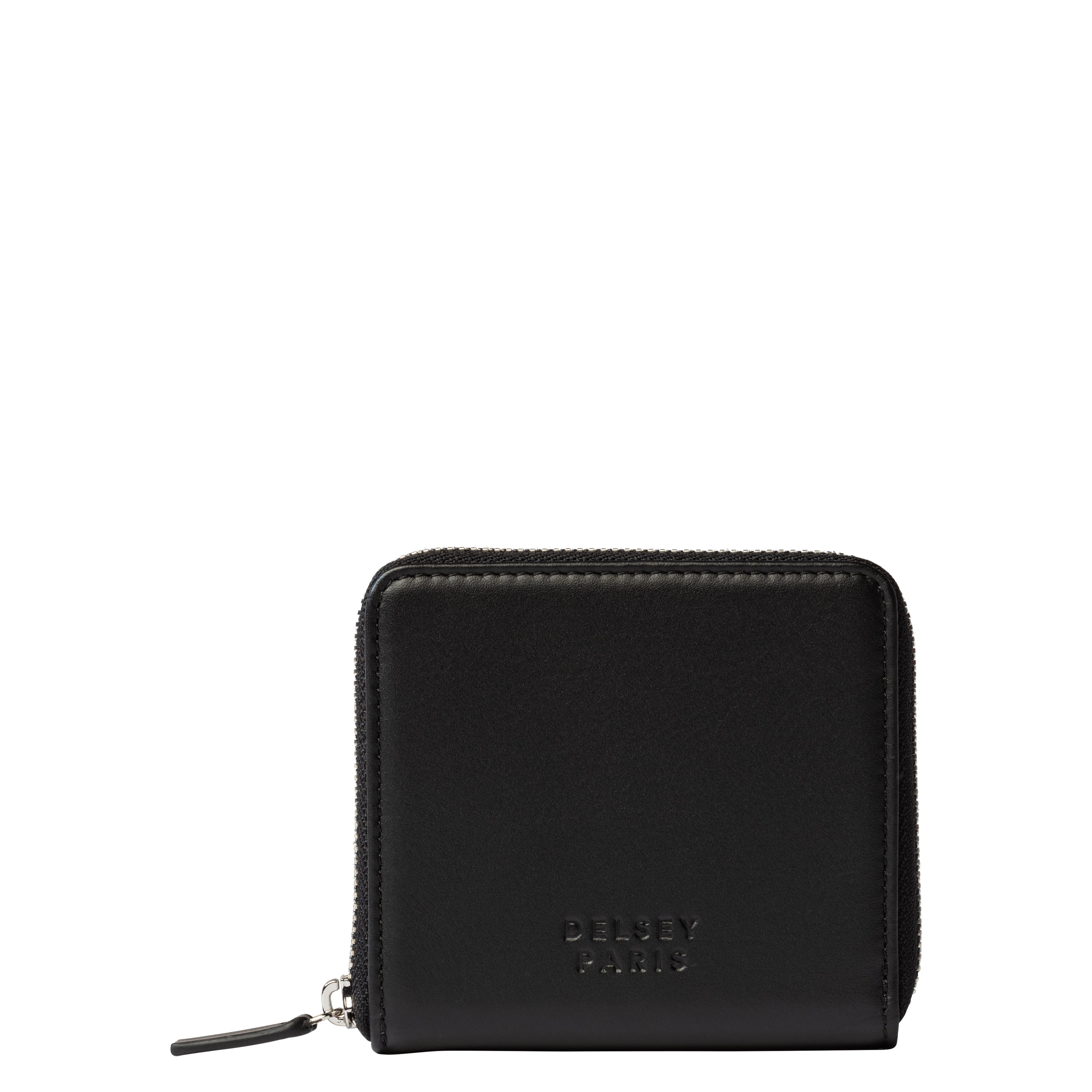delsey-le-cuir-lisse-geldb-rse-schwarz-leder-3 image 1