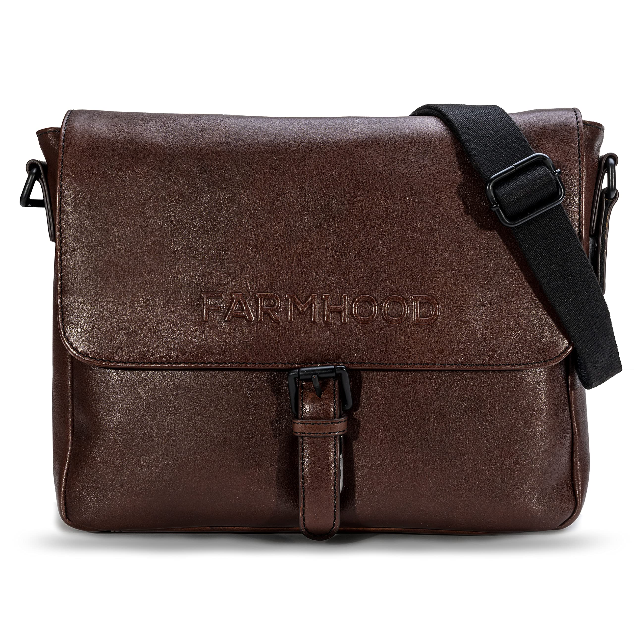 farmhood-memphis-aktentasche-leder-32-cm-schnallen-messenger image 1