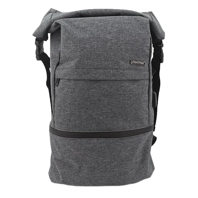 alumaxx-base-rucksack-grau-17-zoll-laptop-usb image 1