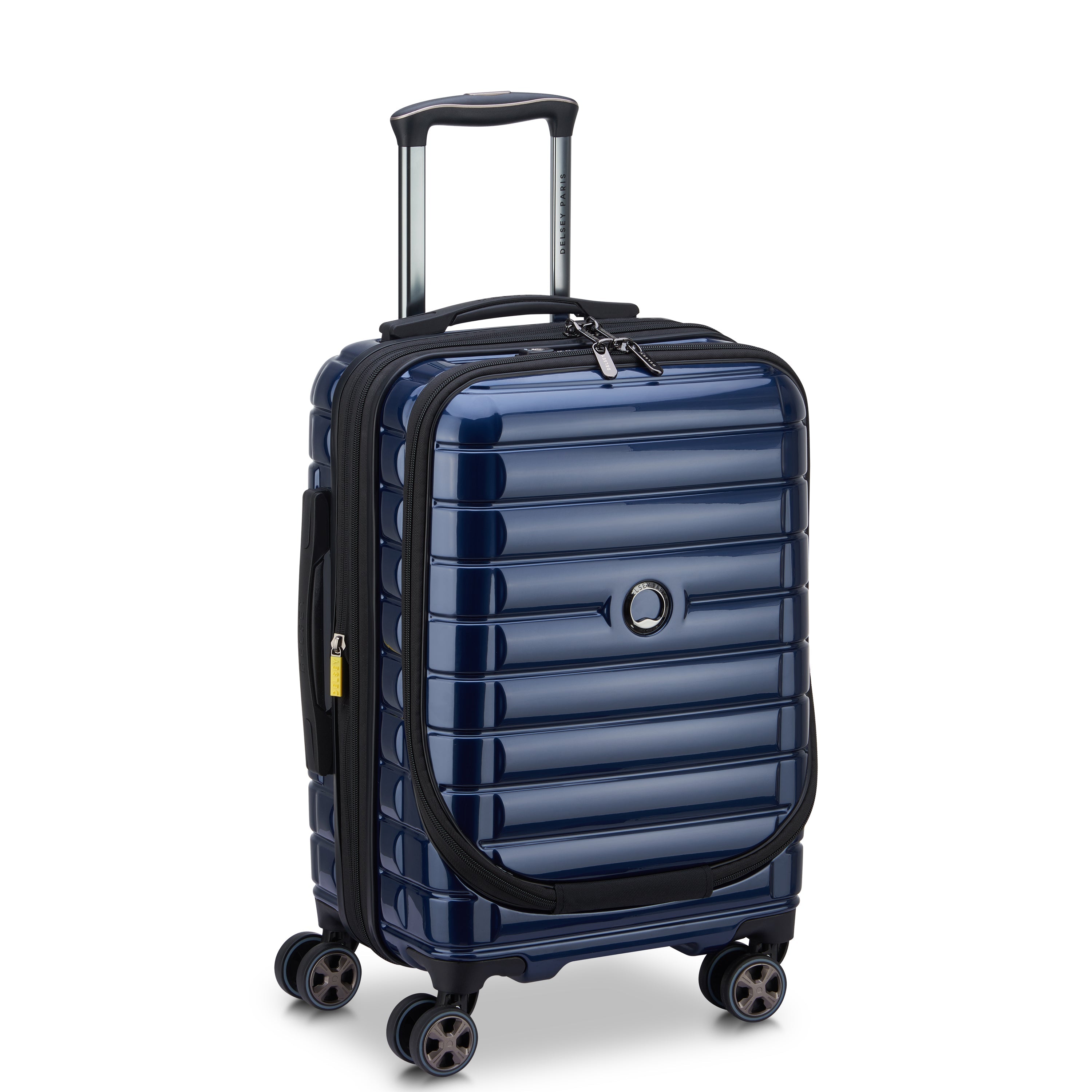 delsey-brochant-3-shadow-5-0-koffer-55-cm-navy-erweiterbar image 2