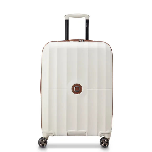 delsey-carrousel-2-hartschalenkoffer-66-cm-off-white-erweiterbar image 1