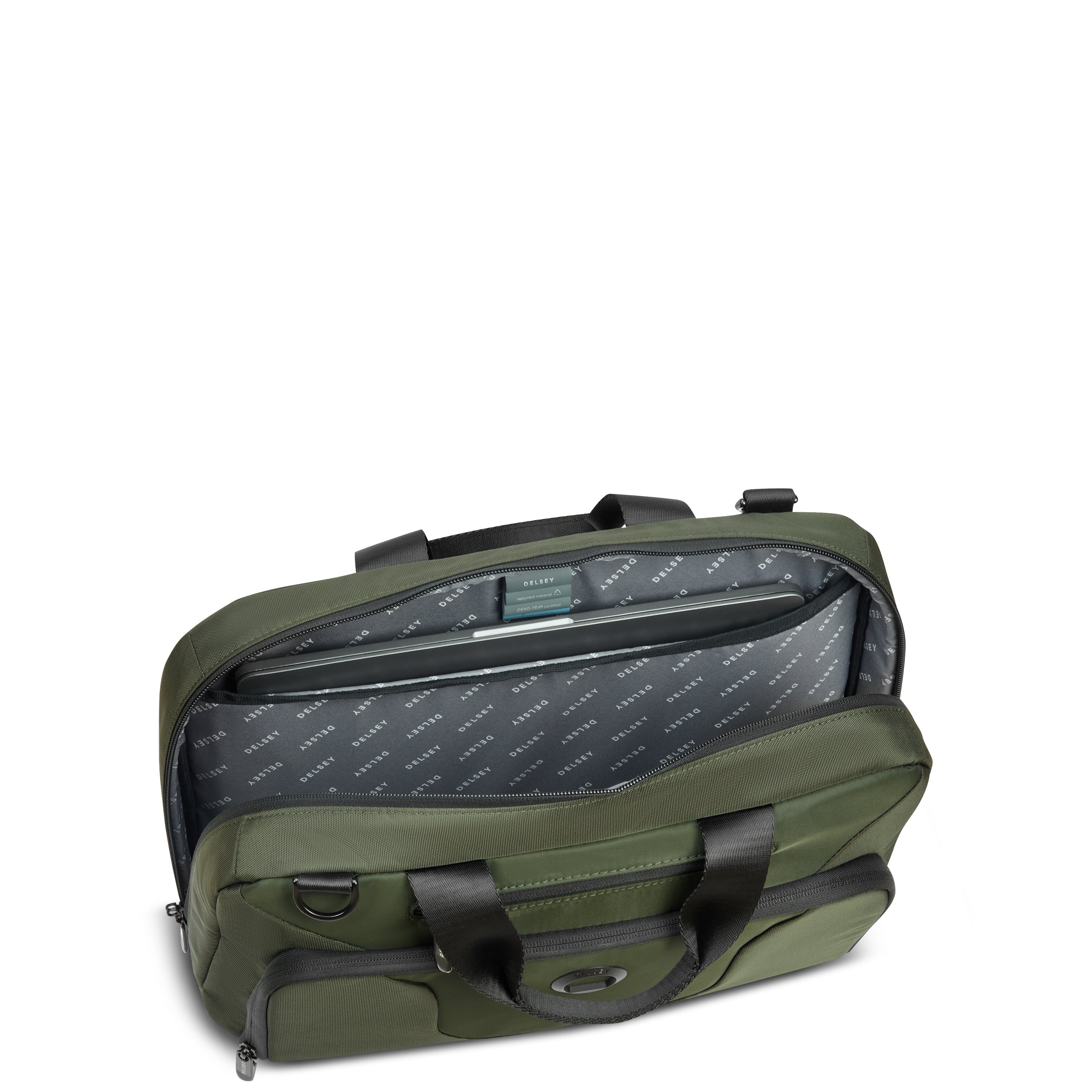 delsey-paris-dlc-2-0-aktentasche-olive-laptopfach image 5