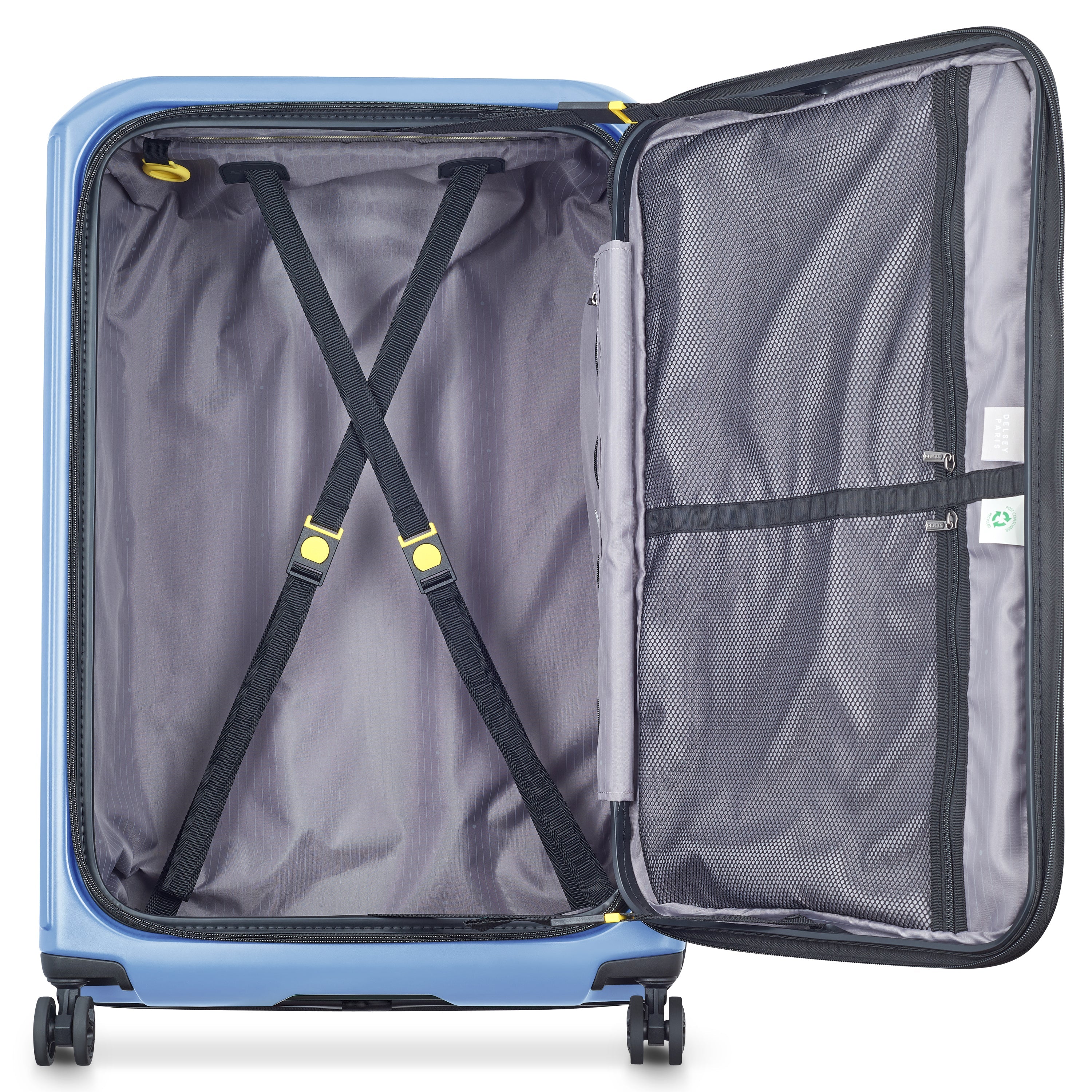 delsey-paris-securitime-zip-koffer-75-5cm-lavender-blue image 4