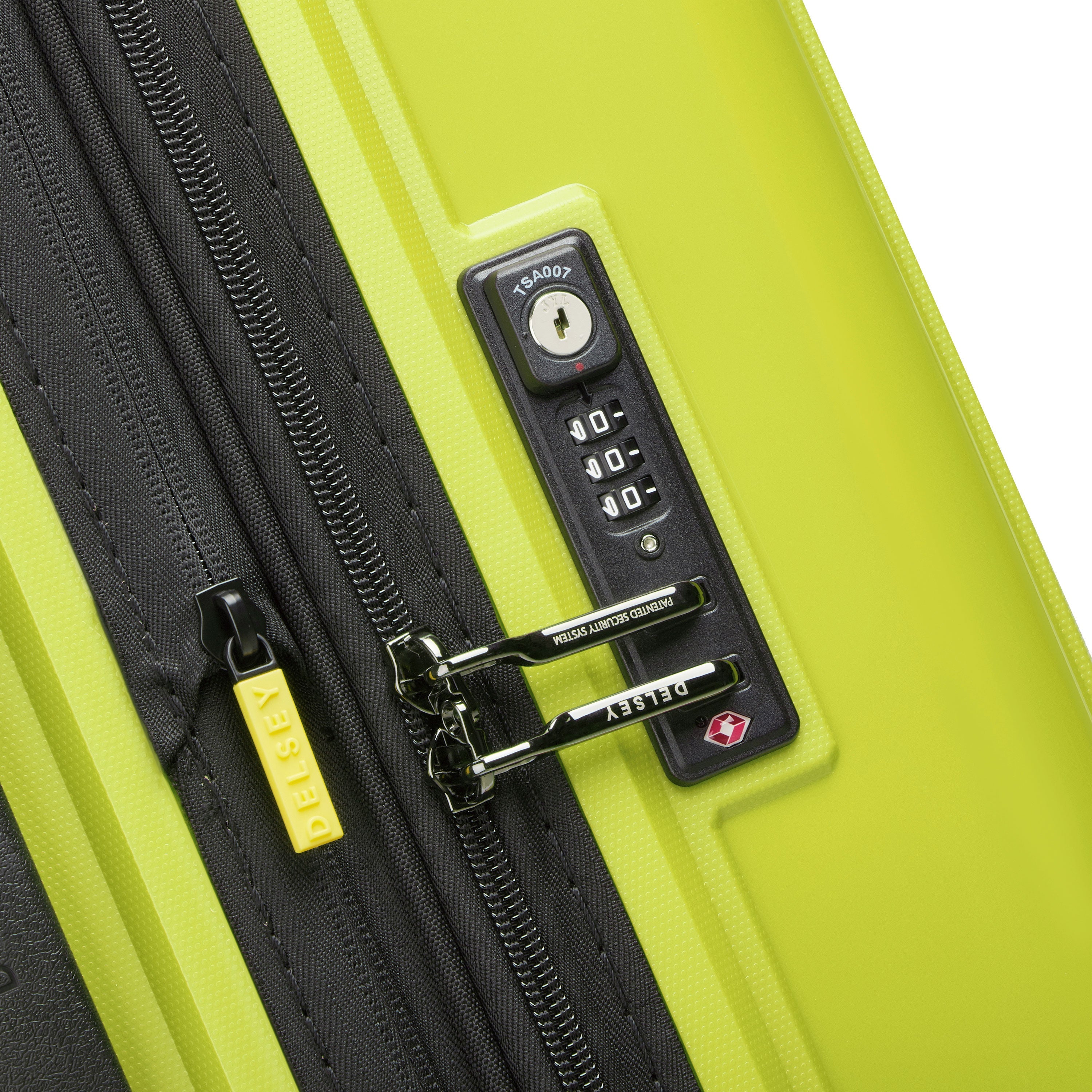 delsey-belmont-plus-lutece-se-koffer-68-cm-lime-erweiterbar image 5