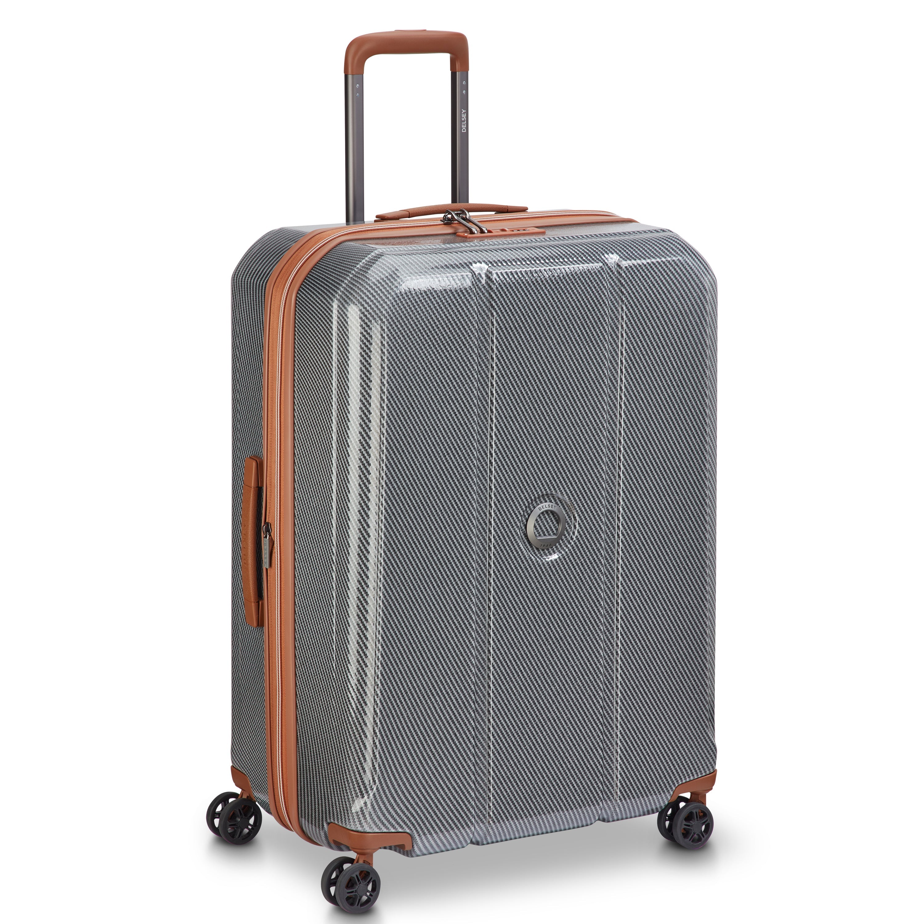 delsey-helium-ultimate-koffer-70-cm-silber-erweiterbar-3-7-kg image 2