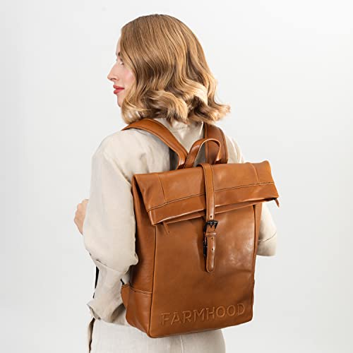 farmhood-memphis-rucksack-leder-41-cm-laptopfach-13l image 8