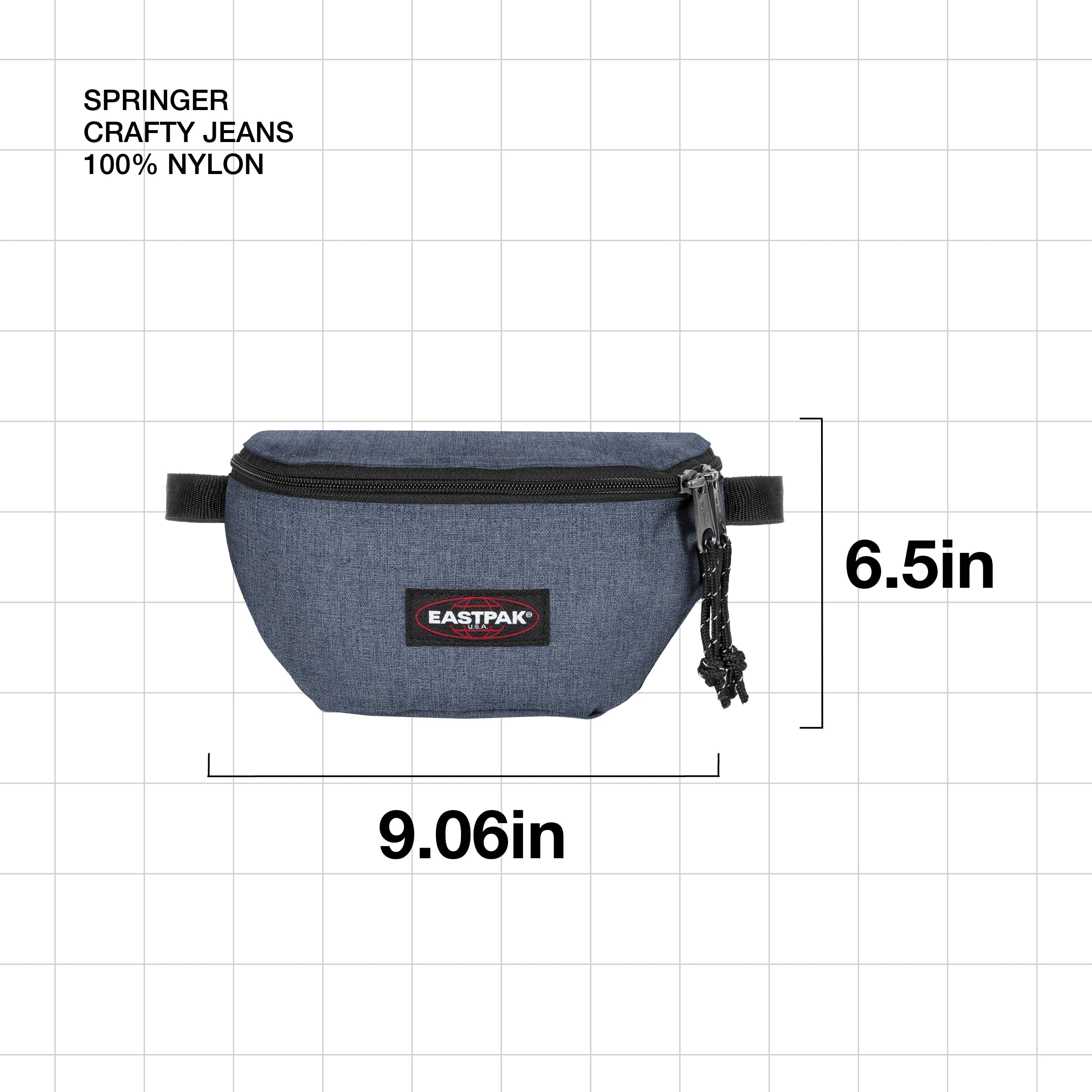 eastpak-springer-g-rteltasche-2l-crafty-jeans-bauchtasche-23-cm image 2