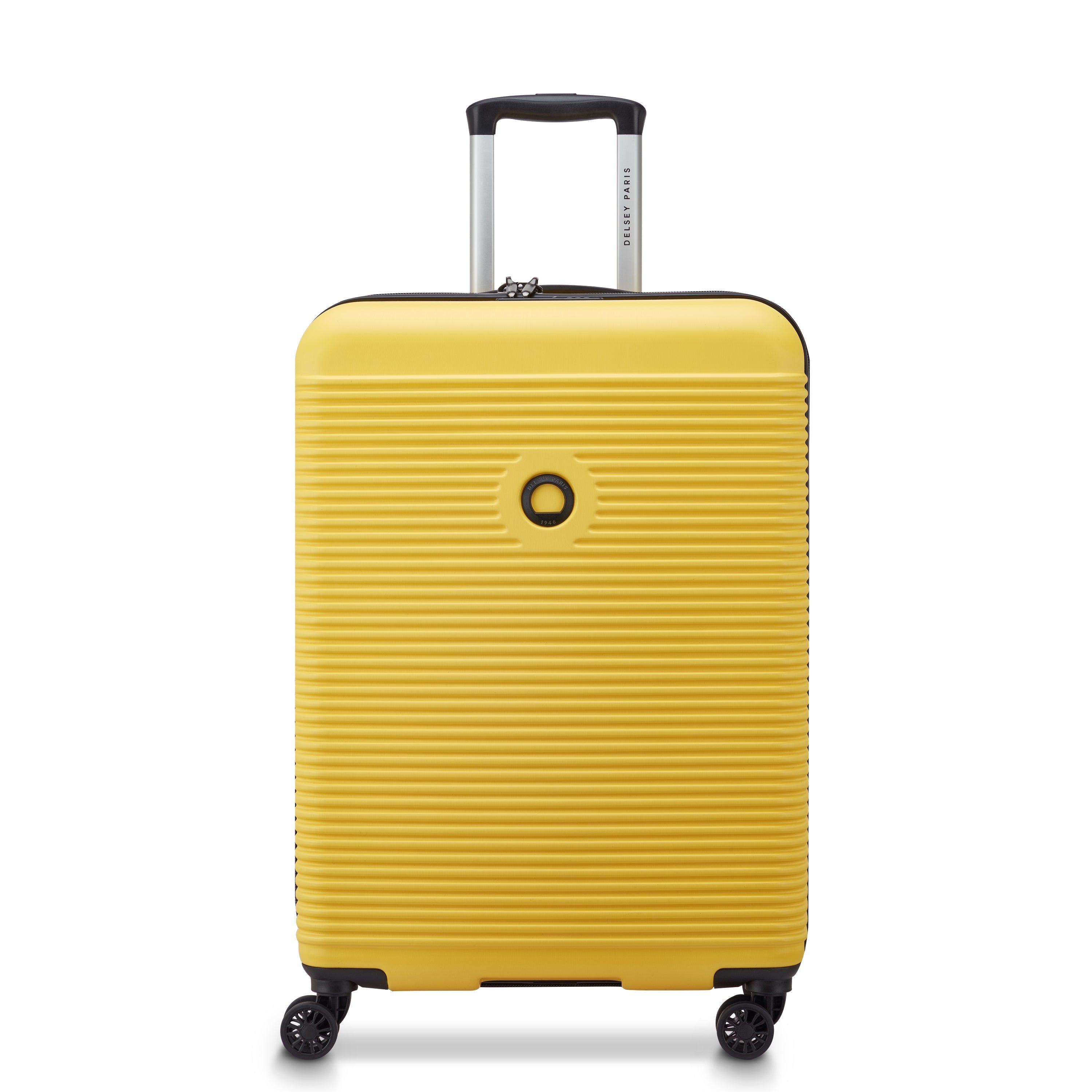 delsey-freestyle-66-cm-hartschalenkoffer-yellow-erweiterbar image 1