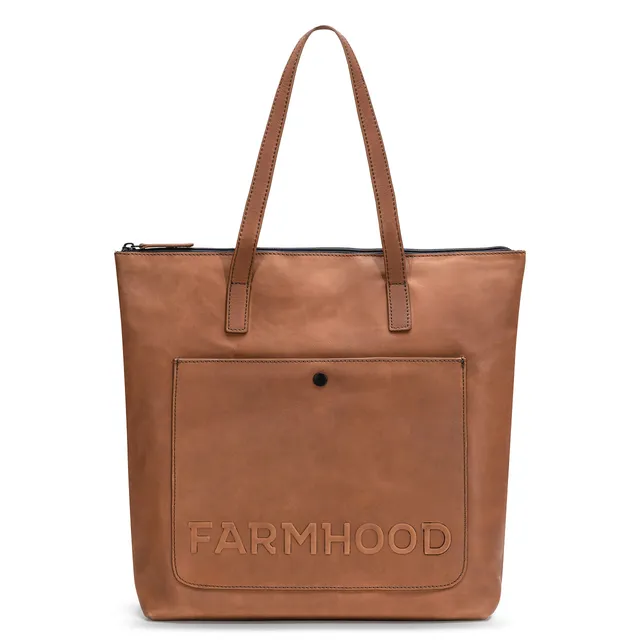 farmhood-nashville-shopper-leder-35-cm-schultertasche-reissverschluss image 1