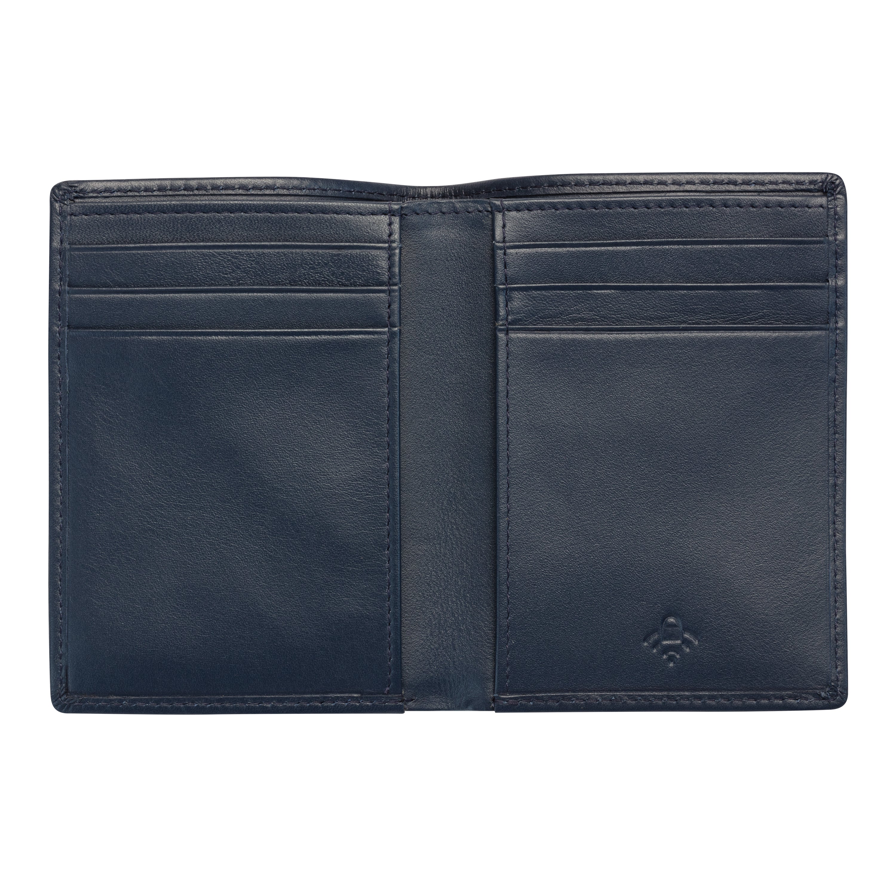 delsey-le-cuir-lisse-wallet-geldb-rse-navy-leder-damen image 3