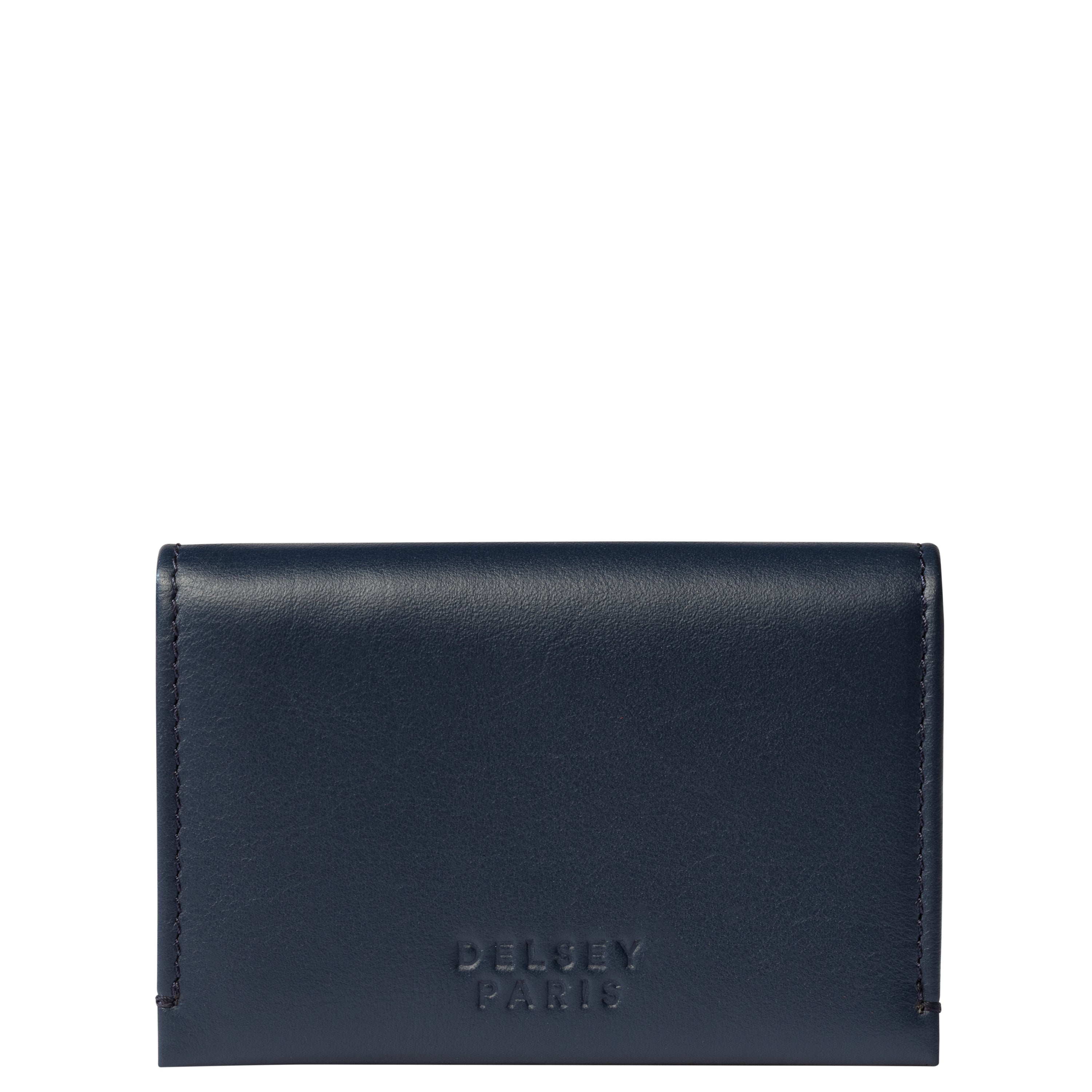 delsey-le-cuir-lisse-geldb-rse-navy-leder image 1