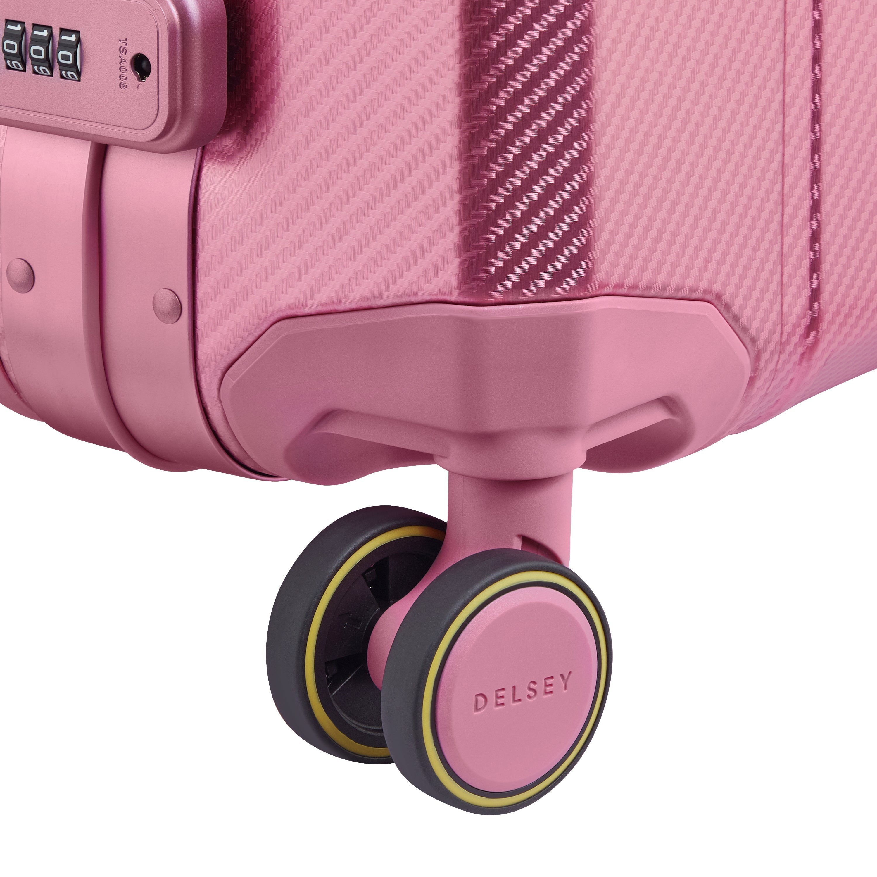 delsey-alu-r-kabinenkoffer-55cm-pink-aluminium-optik image 7