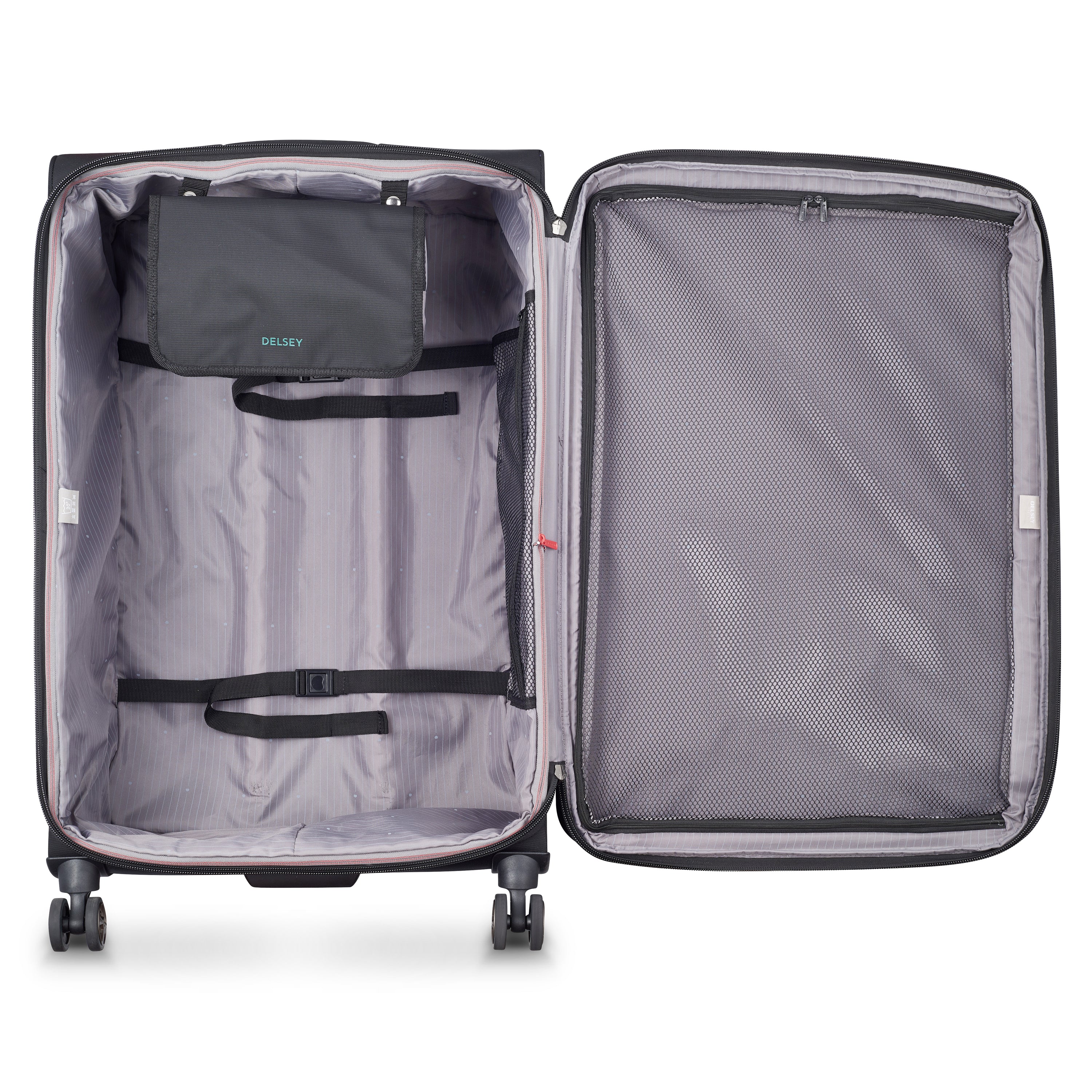 delsey-helium-dlx-83-cm-reisekoffer-schwarz-erweiterbar image 3