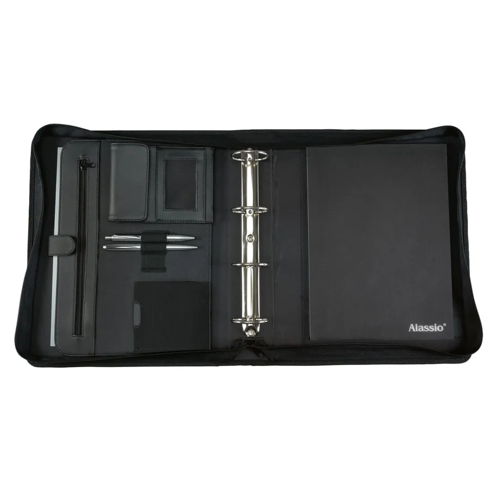 alassio-arezzo-i-tagungsmappe-a4-schwarz-leder image 1