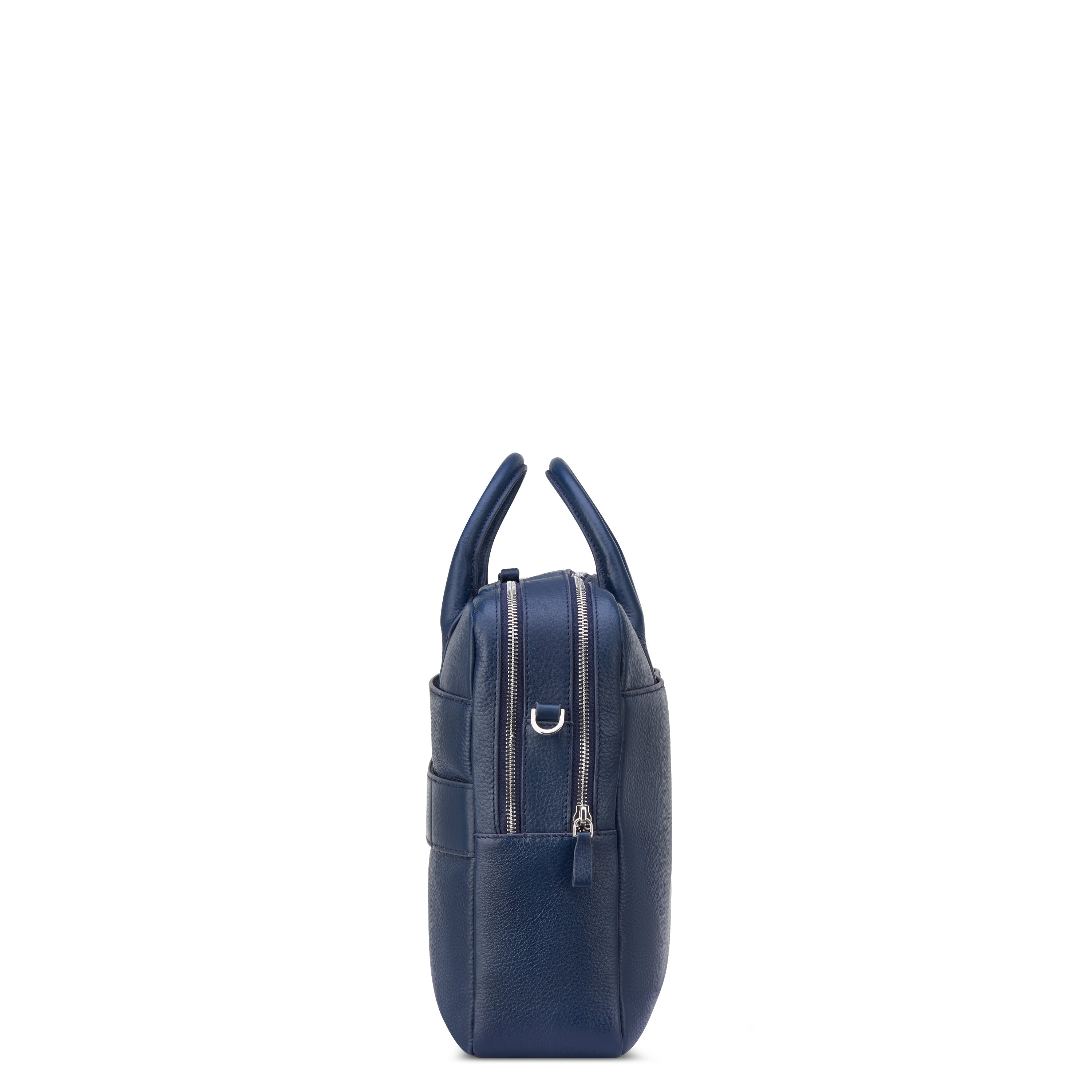 delsey-le-cuir-graine-laptoptasche-navy-leder-damen image 4