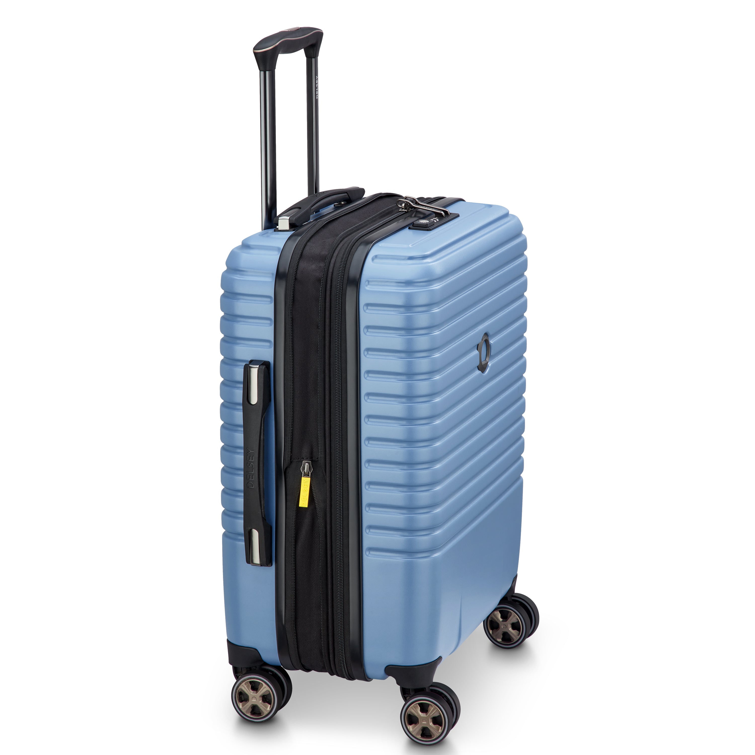delsey-paris-caumartin-plus-kabinenkoffer-55-cm-blau-erweiterbar image 7