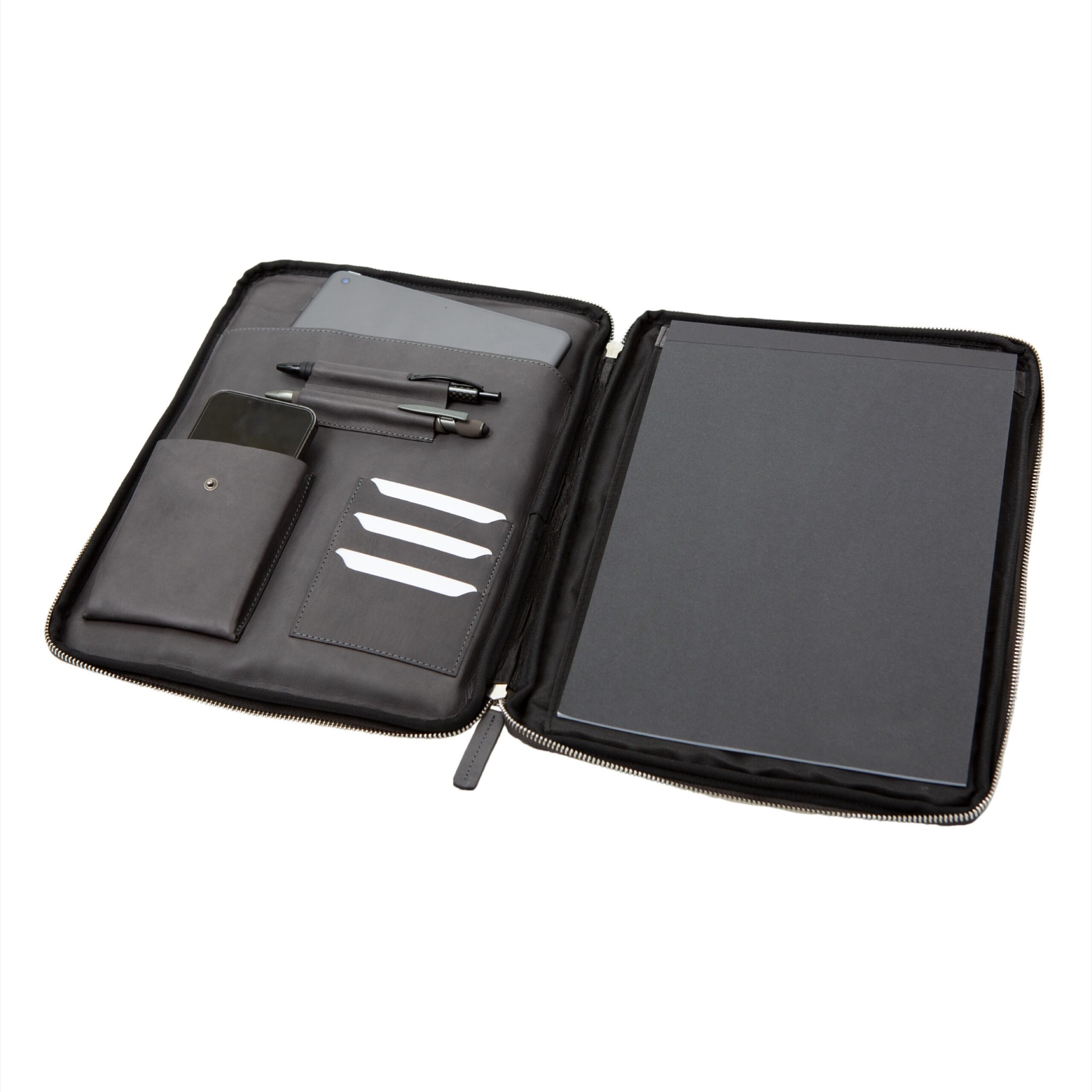 alumaxx-terra-schreibmappe-a4-grau-mit-tabletfach image 4