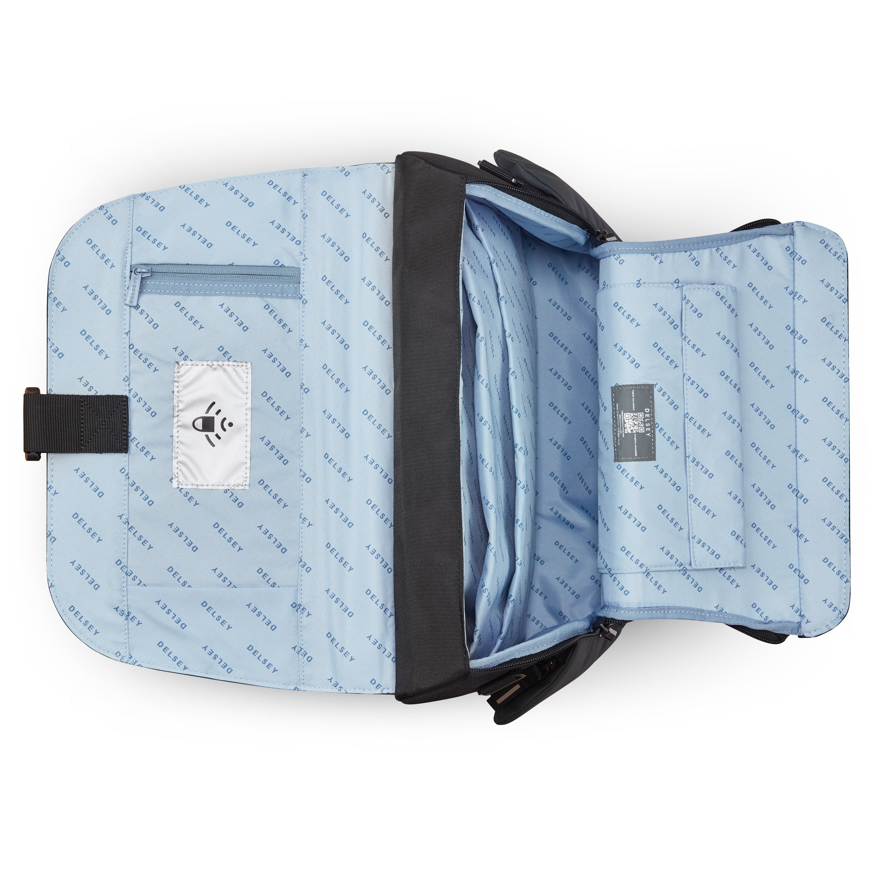 delsey-securflap-umh-ngetasche-schwarz-messenger image 4