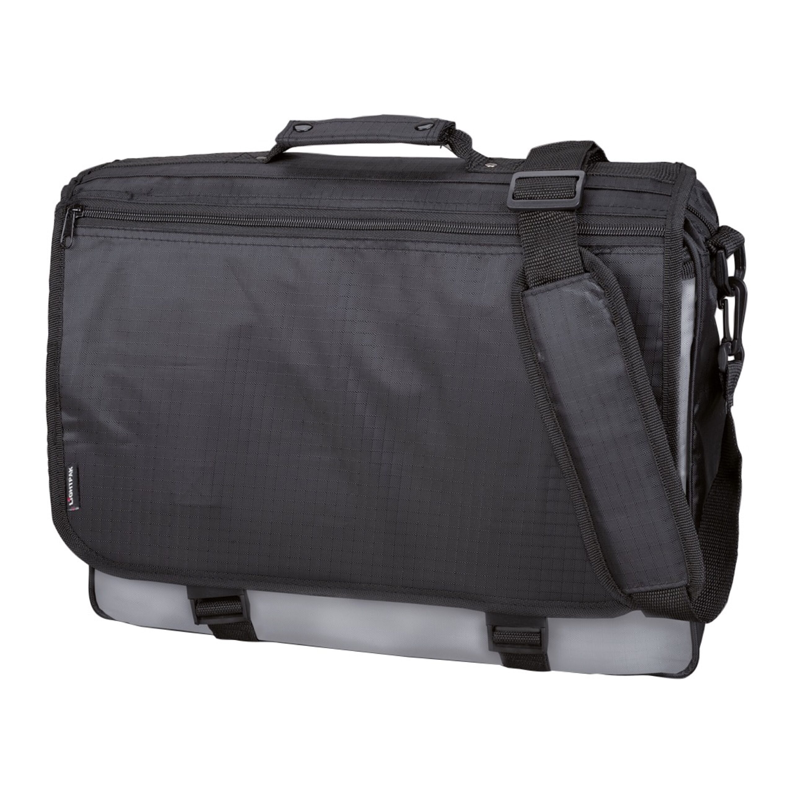 lightpak-wave-messengerbag-schwarz-grau-polyester-organizer image 1