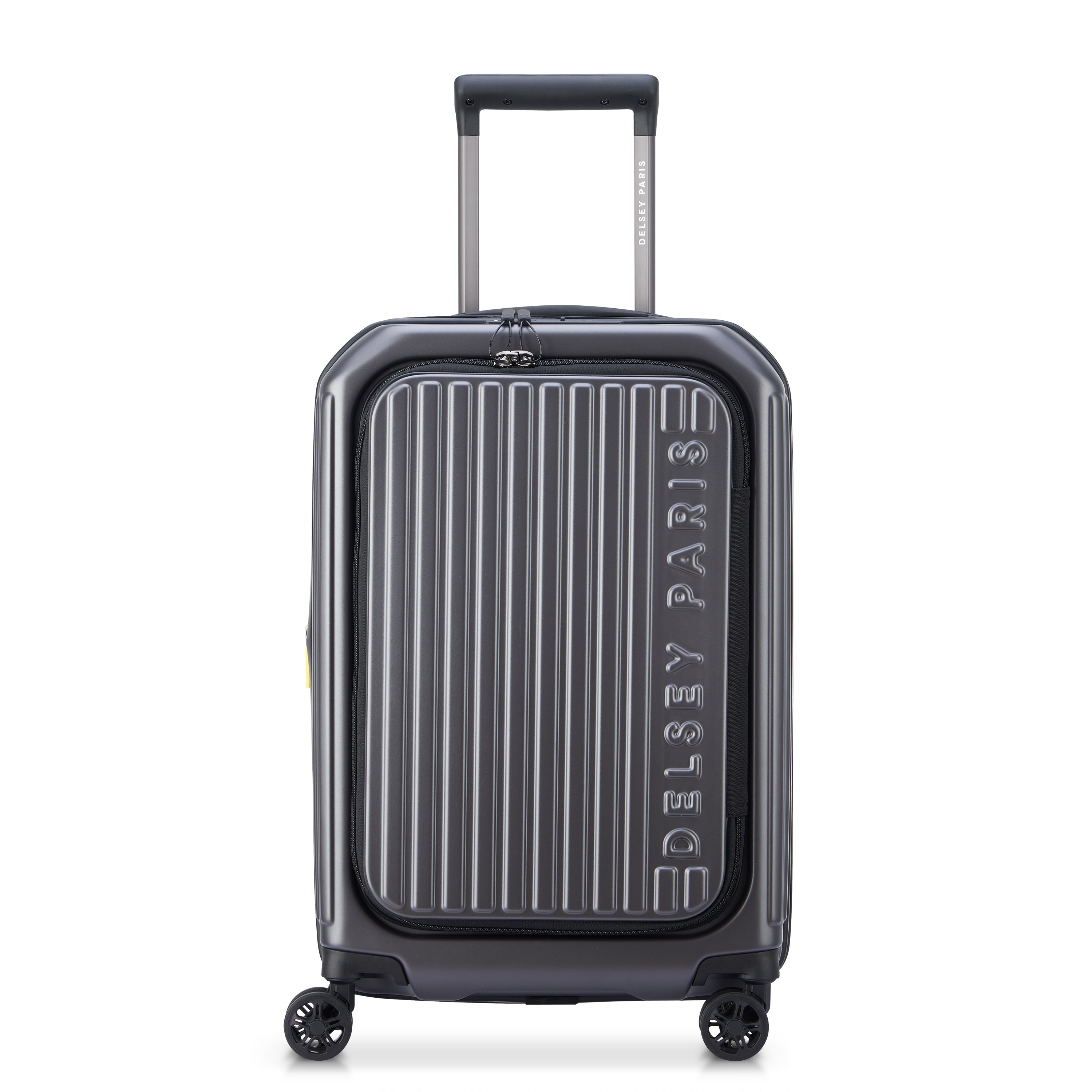 delsey-brochant-3-securitime-zip-kabinenkoffer-55-cm-anthrazit-erweiterbar image 1