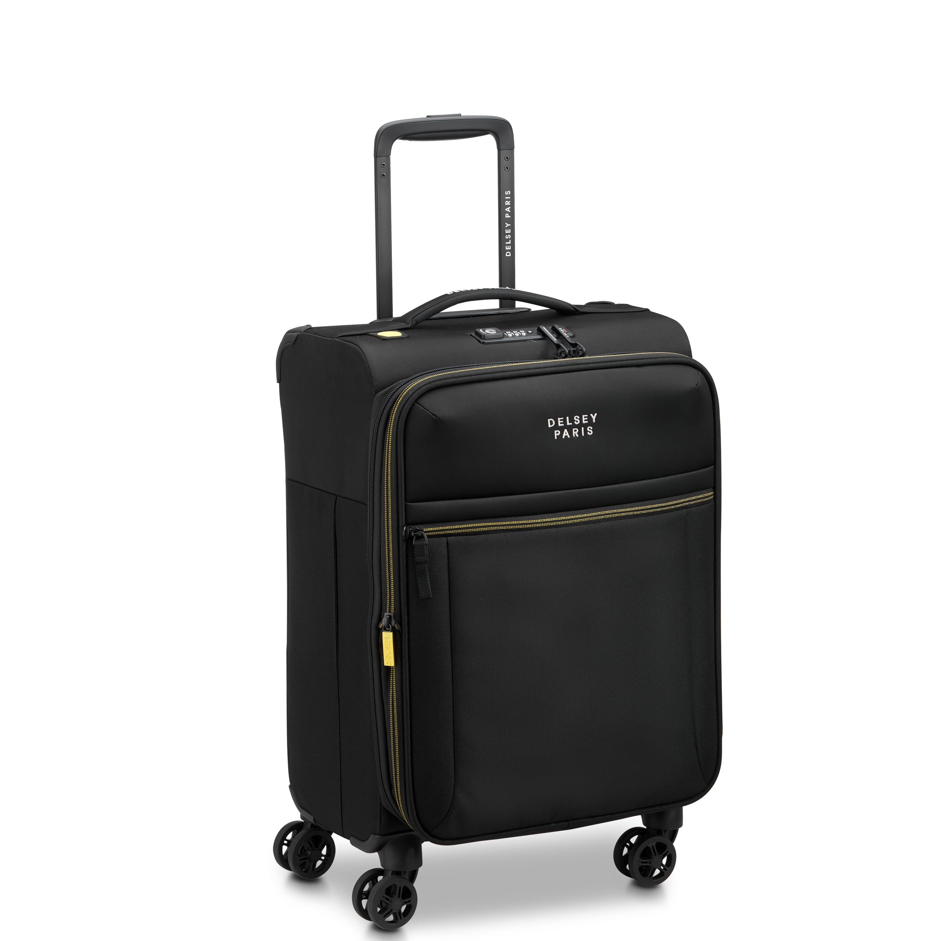 delsey-paris-brochant-3-kabinenkoffer-55-cm-schwarz-erweiterbar image 2