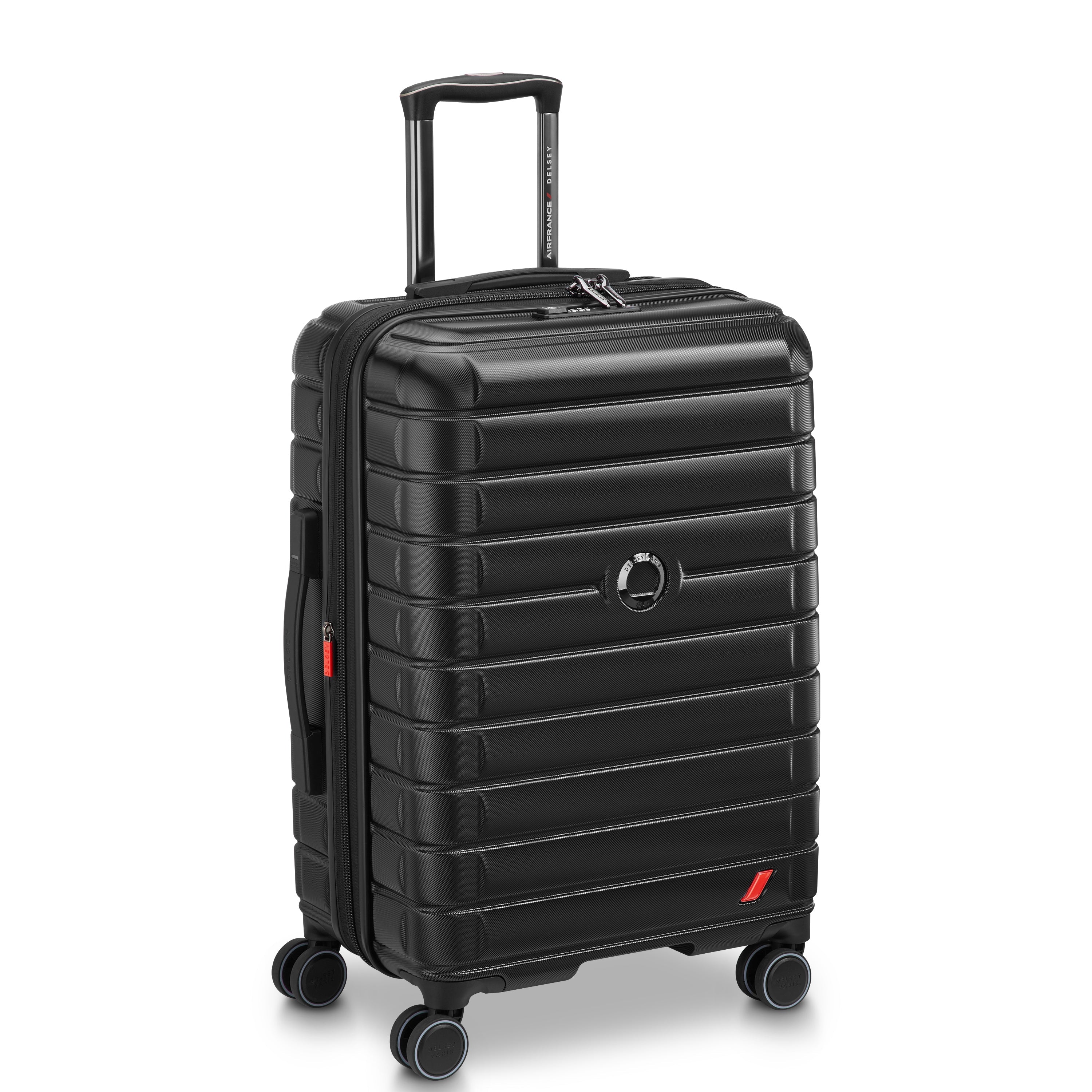 delsey-elegance-66-cm-hartschalenkoffer-schwarz-erweiterbar image 2
