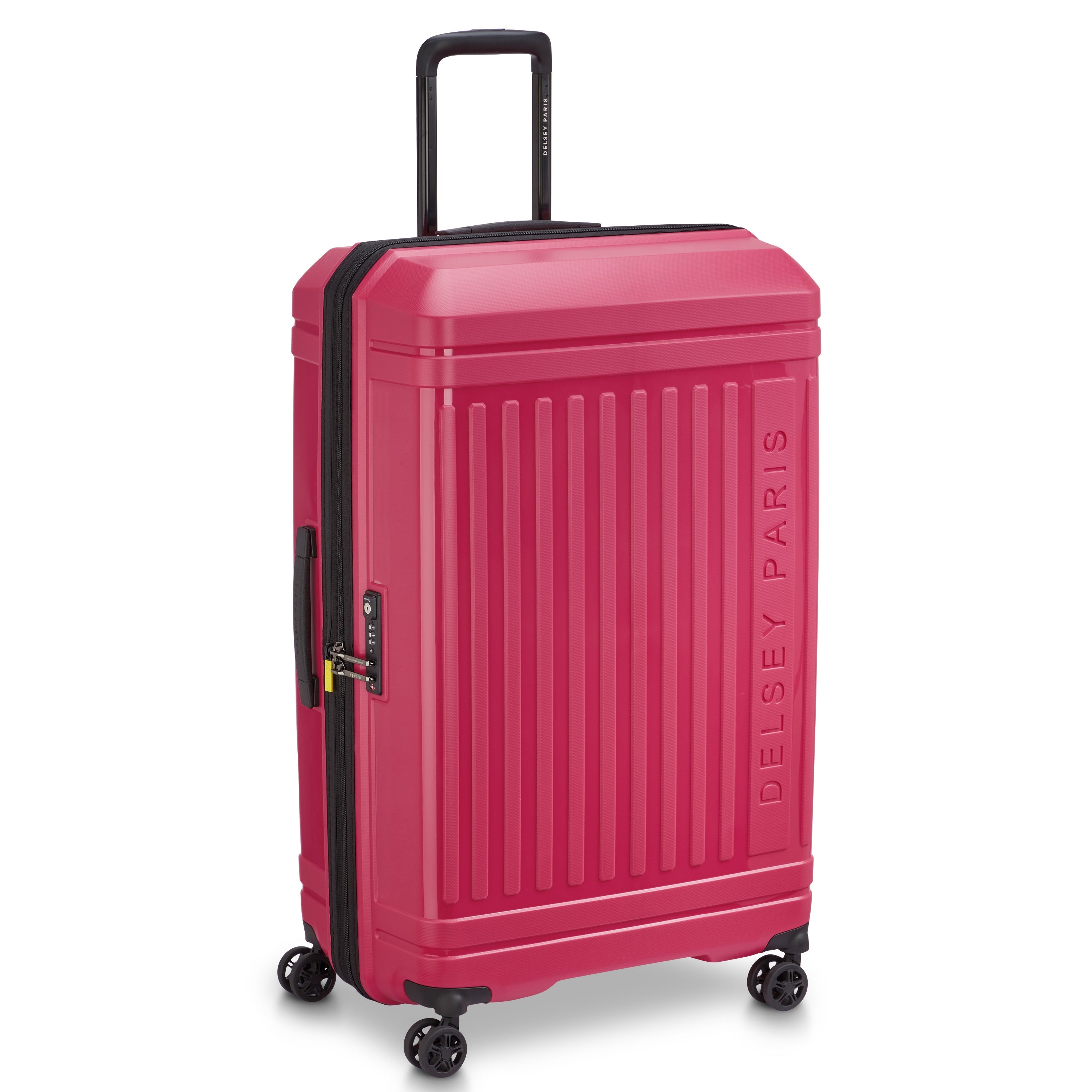 delsey-paris-belmont-plus-lutece-se-koffer-79-cm-magenta-erweiterbar image 2