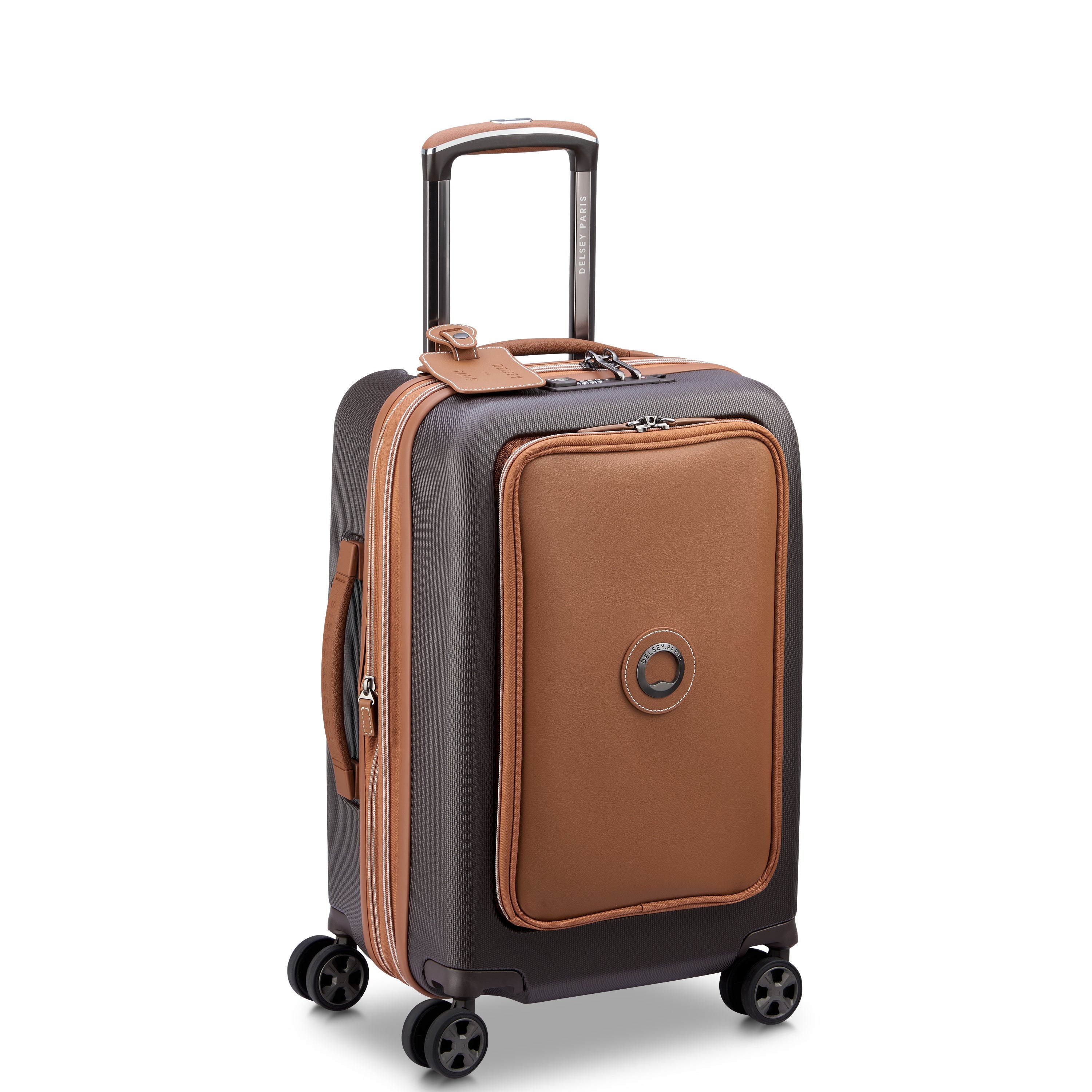 delsey-chatelet-air-2-0-kabinenkoffer-55cm-braun-erweiterbar image 2