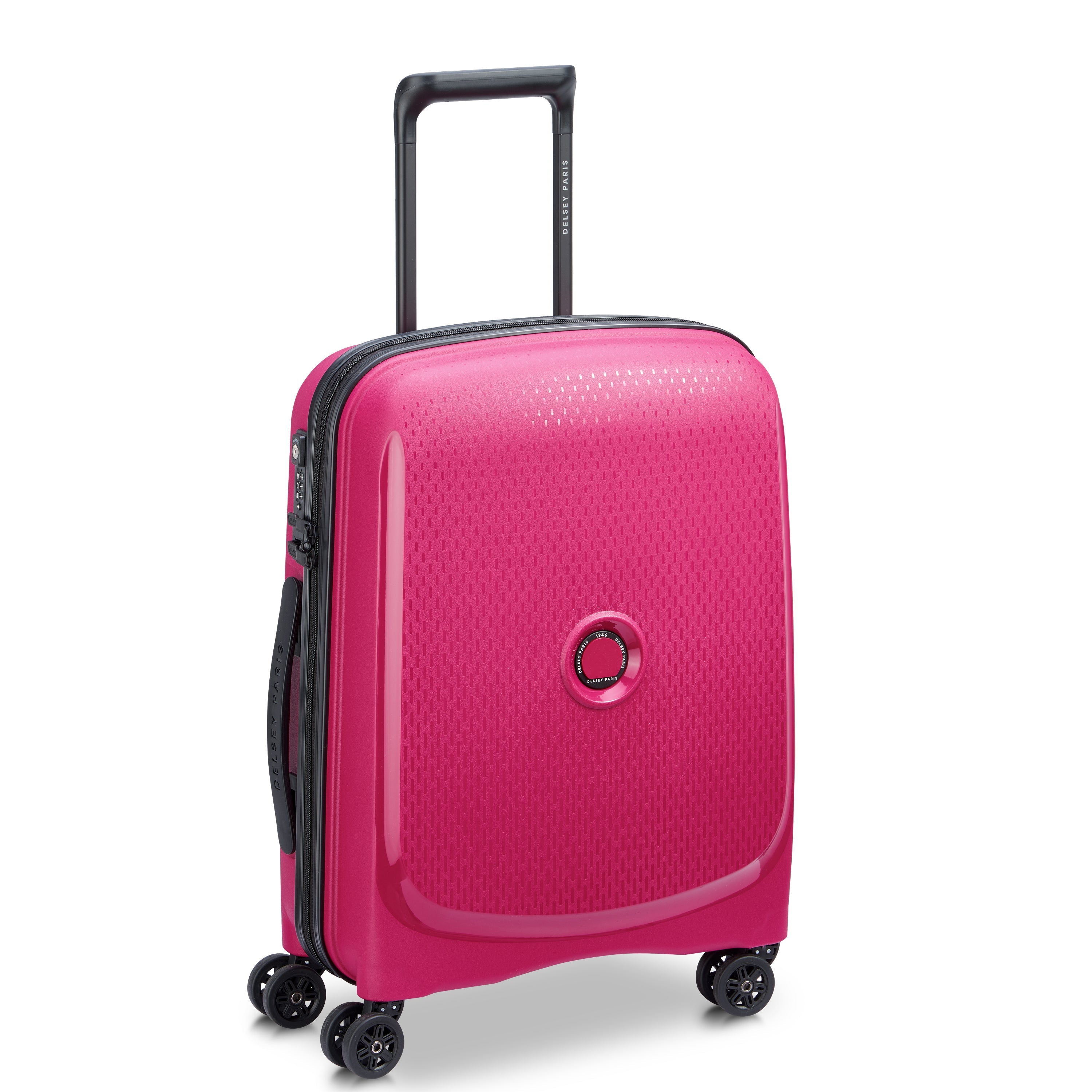 delsey-belmont-plus-cabin-slim-55-cm-kabinenkoffer-himbeer-hartschale image 2