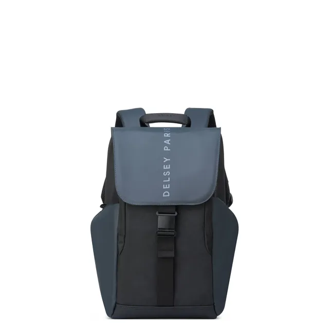 delsey-securflap-rucksack-20l-schwarz-laptop image 1