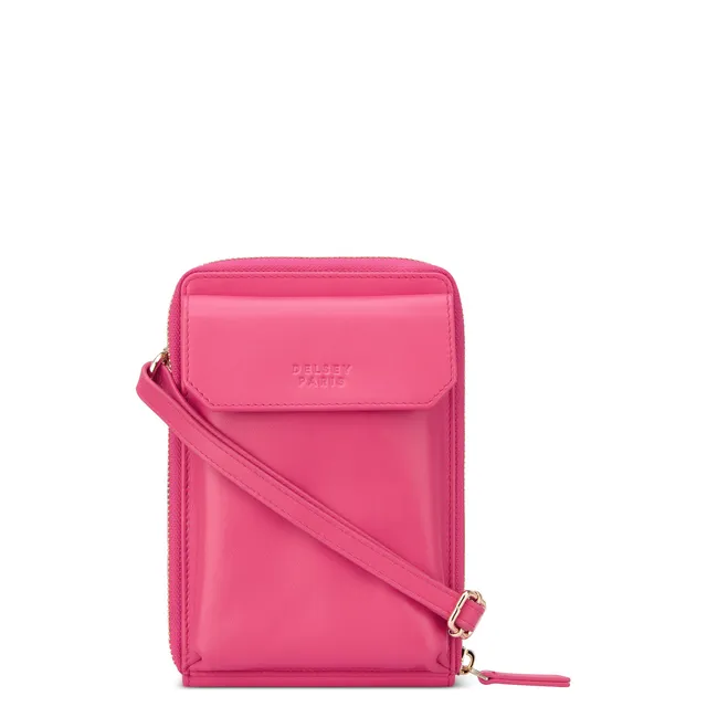 delsey-le-cuir-lisse-geldb-rse-rosa-leder image 1