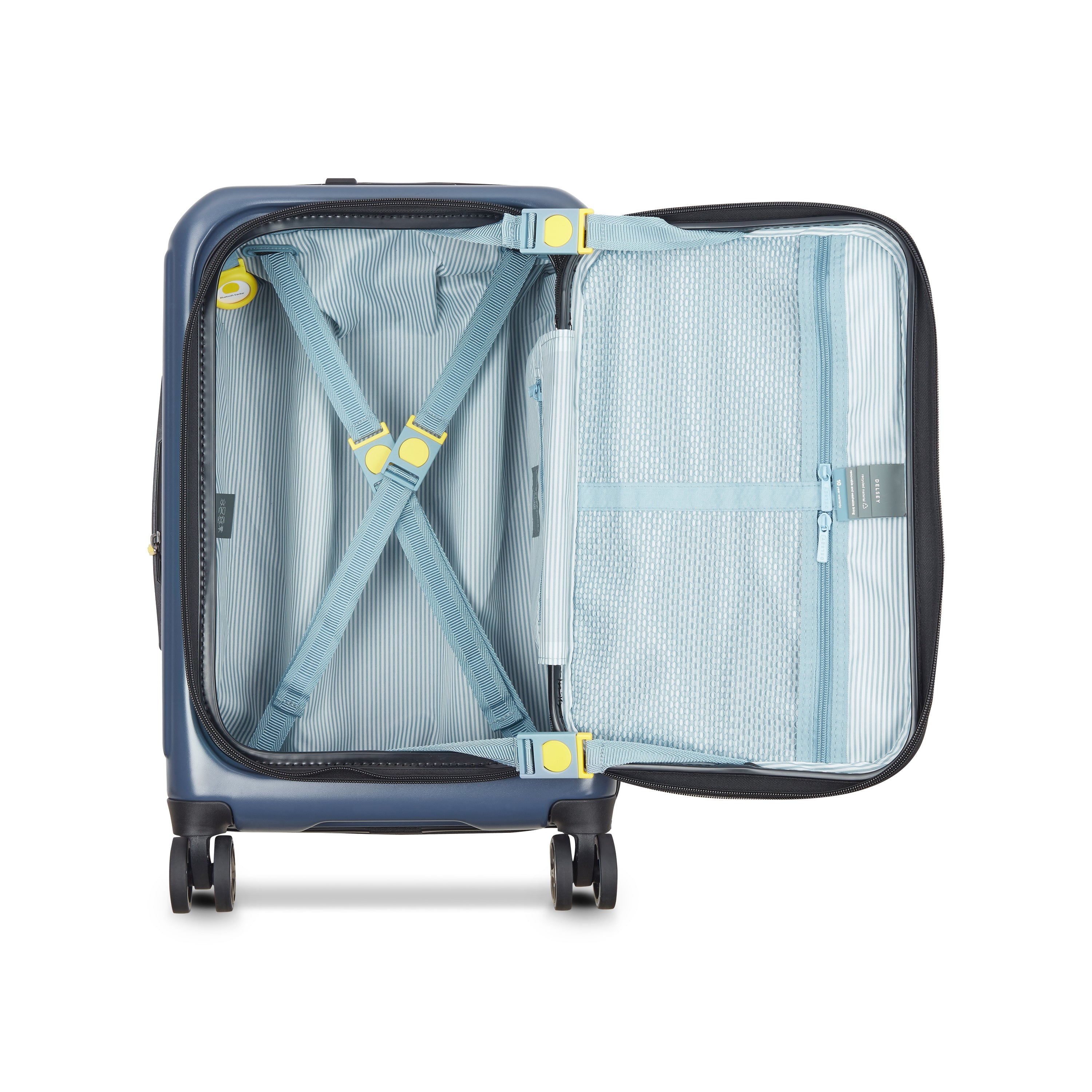 delsey-securitime-zip-kabinenkoffer-55-cm-beige-erweiterbar image 3