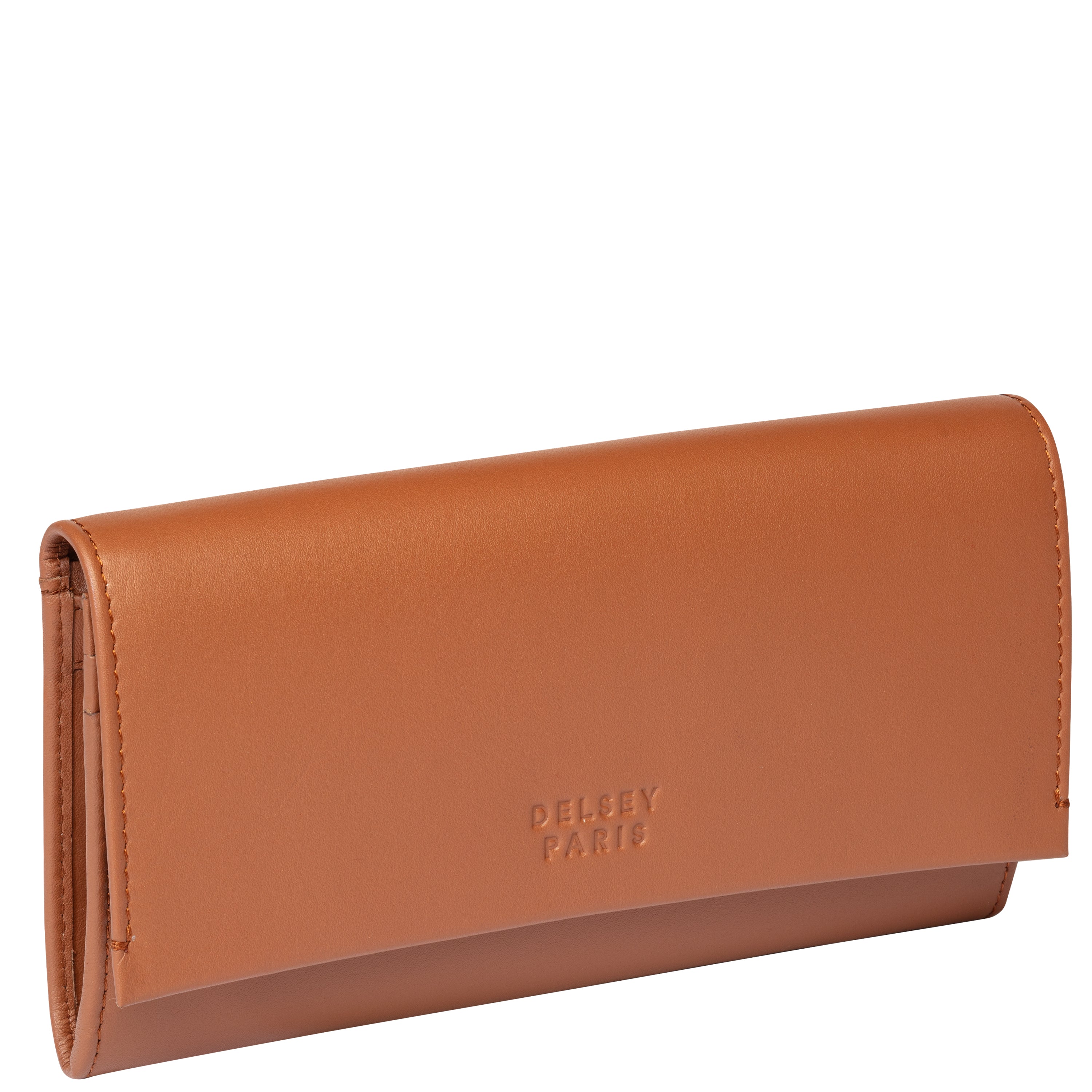 delsey-paris-le-cuir-liss-geldb-rse-leder-cognac image 6