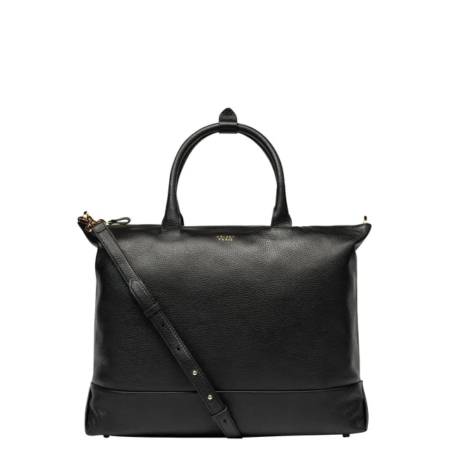delsey-le-cuir-lisse-tote-bag-43-5-cm-handtasche-schwarz-leder image 1