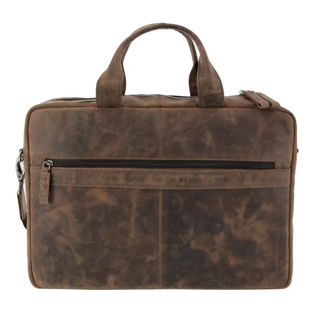alumaxx-raily-laptoptasche-15-zoll-braun-ledertasche image 1