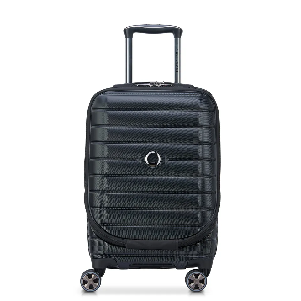 delsey-shadow-5-0-kabinenkoffer-55cm-schwarz-erweiterbar image 1