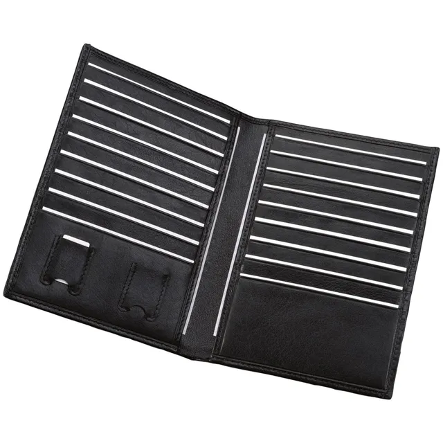 alumaxx-kreditkartenetui-schwarz-leder-18-karten image 1