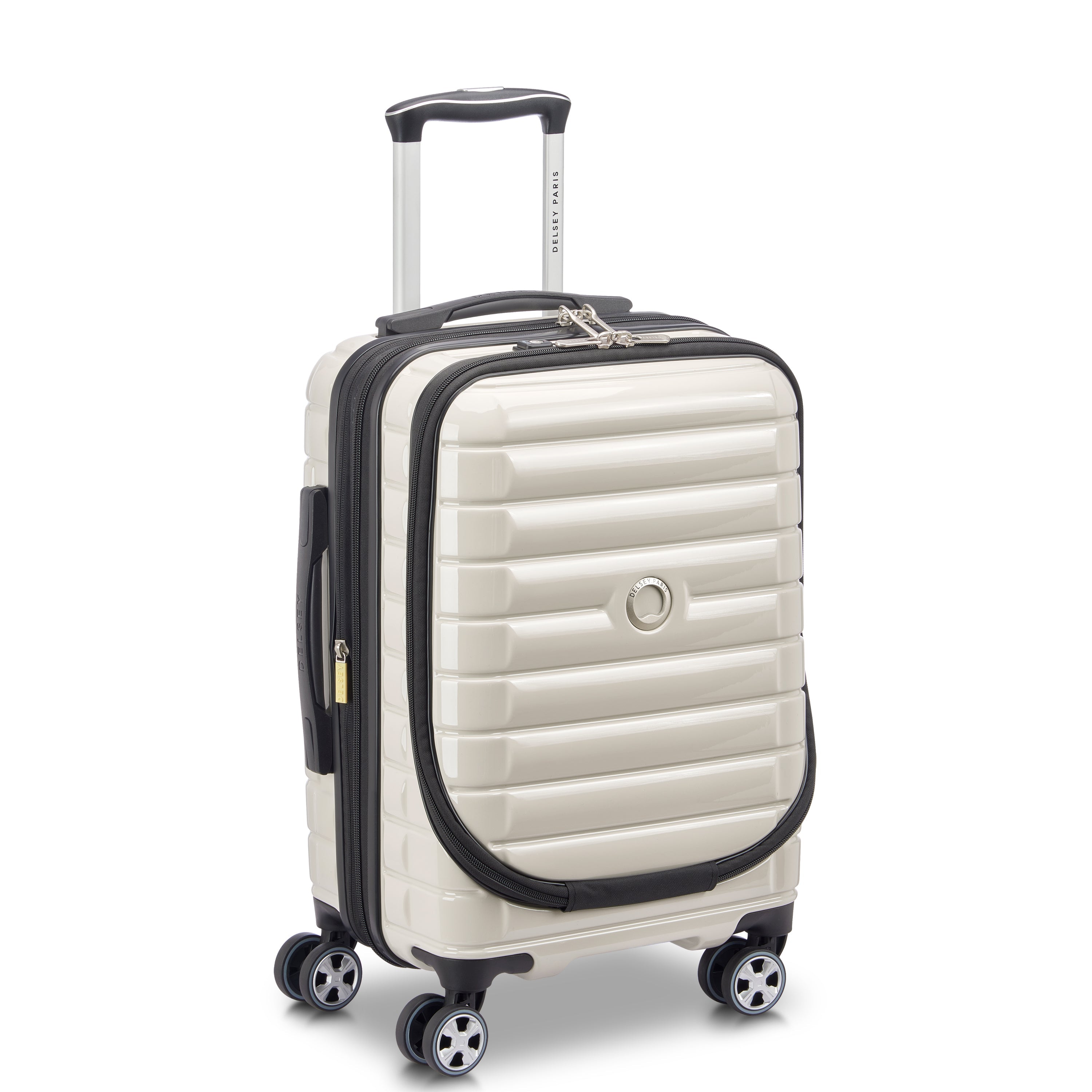 delsey-brochant-3-shadow-5-0-kabinenkoffer-55-cm-ivory image 2