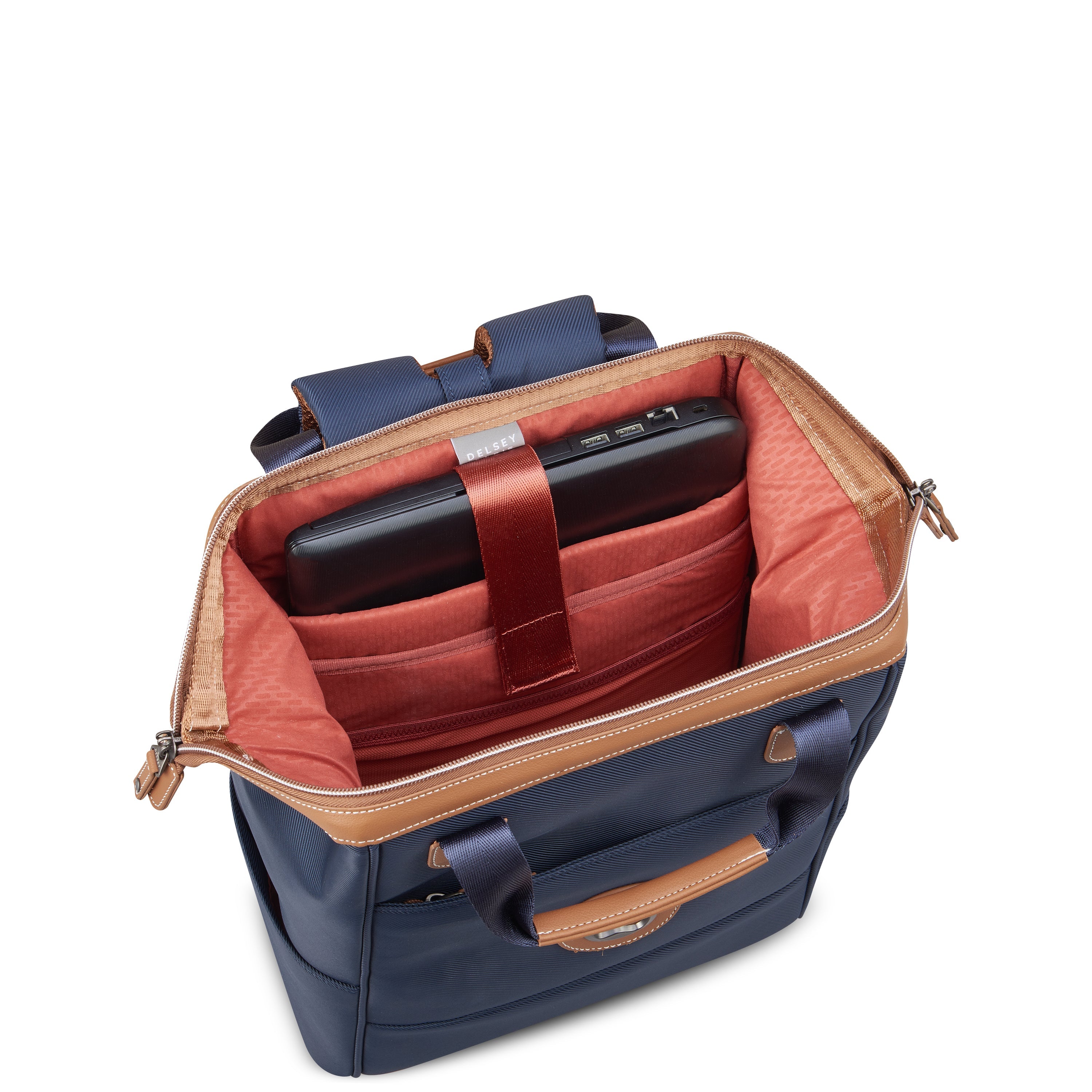 delsey-chatelet-air-2-0-rucksack-20l-navy-tote-14-zoll image 6